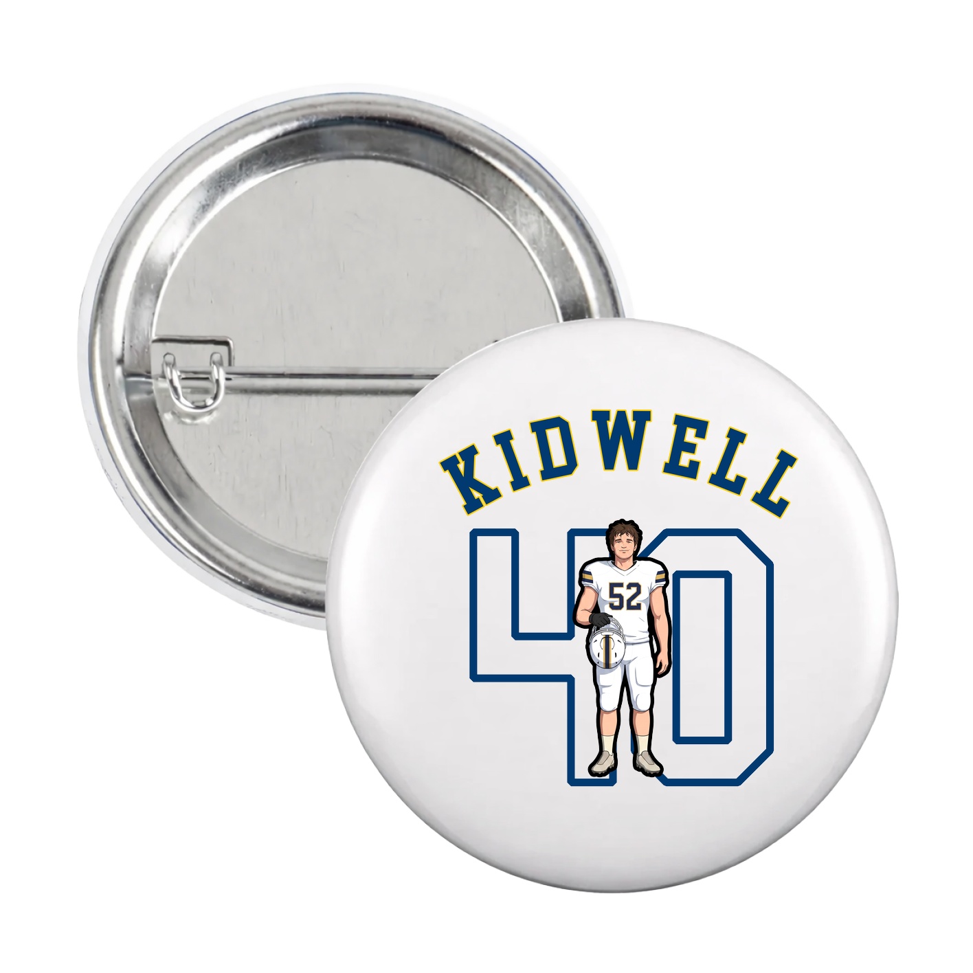 Game Day Button — Shirsey Arch in White