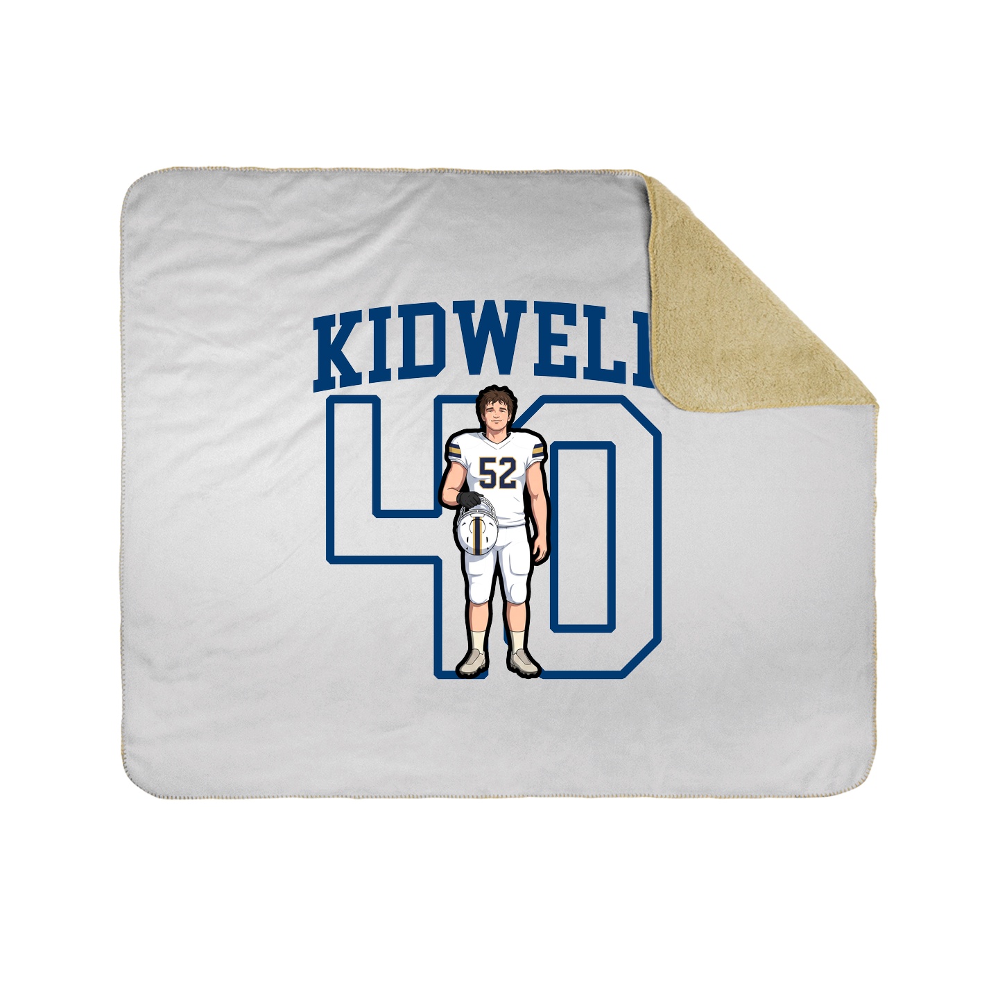 50x60 Sherpa Lined Throw Blanket