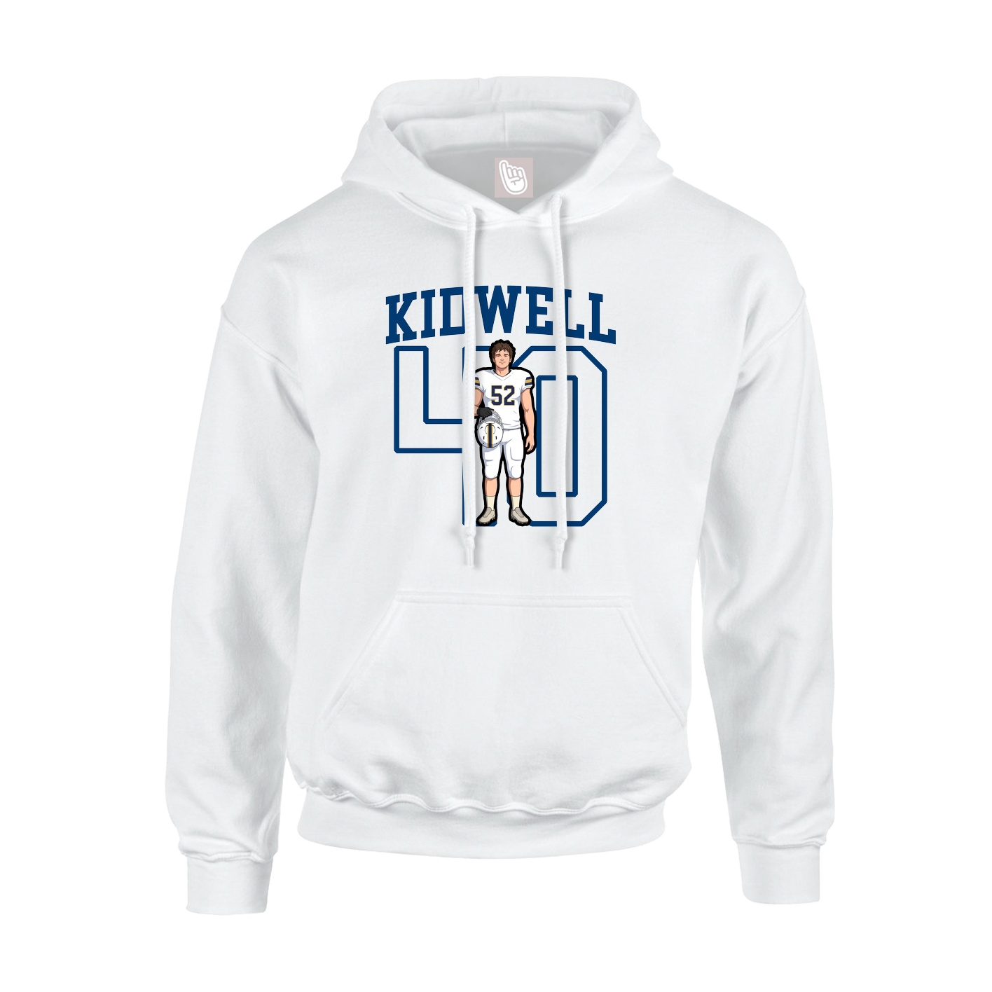 Hoodie — Shirsey in White