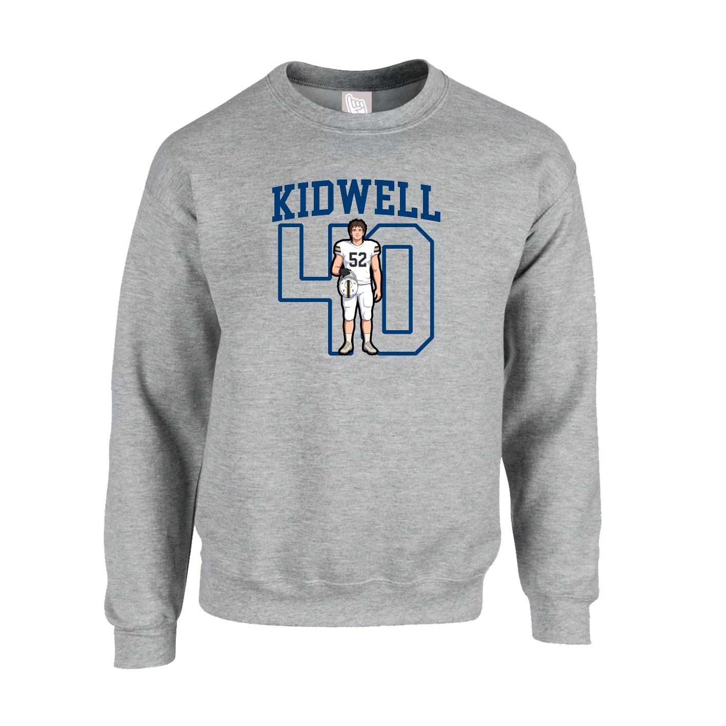 Fleece Crew — Shirsey in Grey