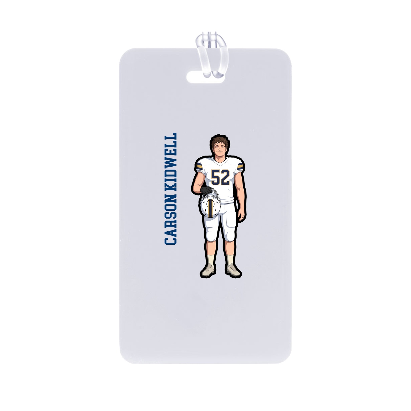 Bag Tag — Name Vertical in Classic
