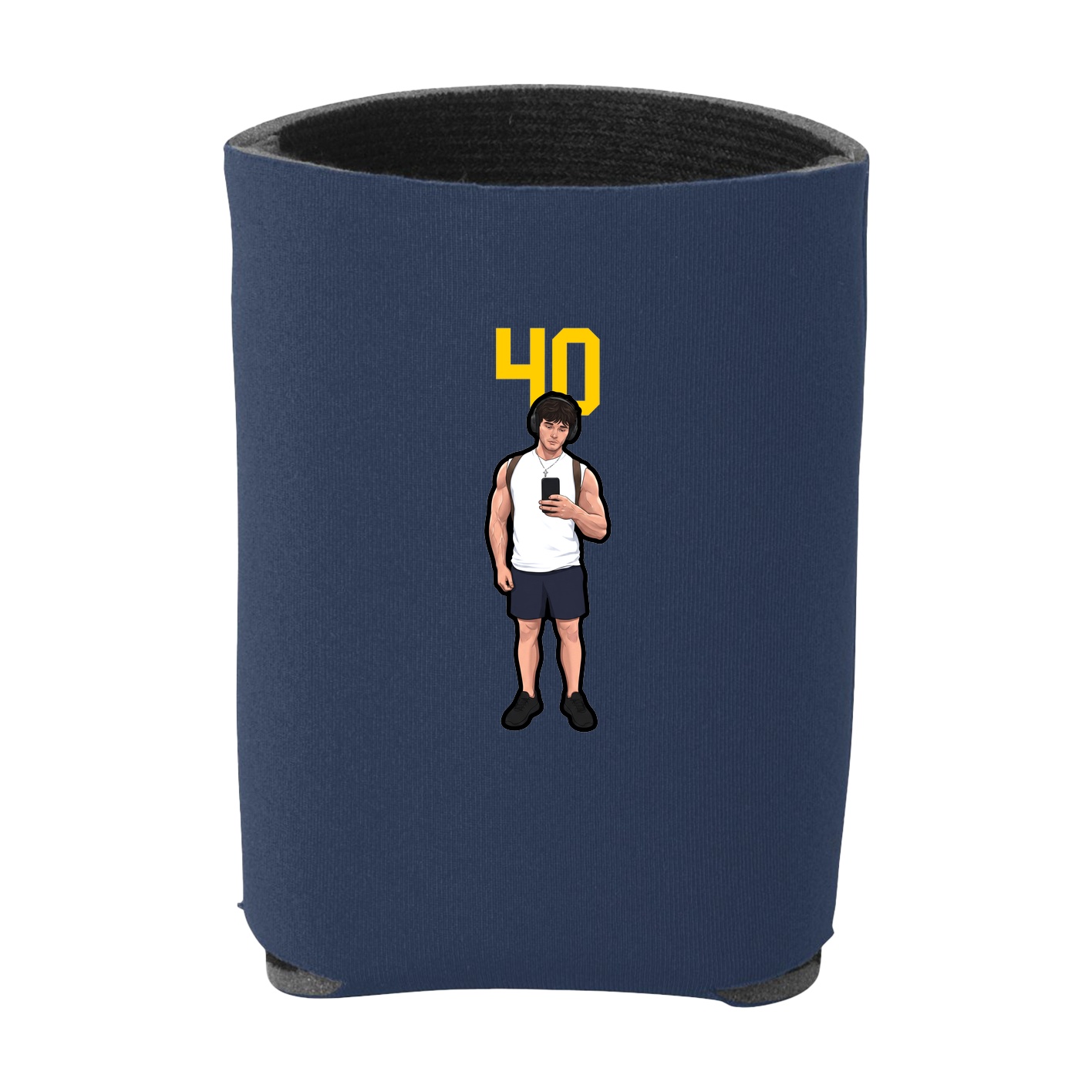 Can Holder — Number Top in Navy