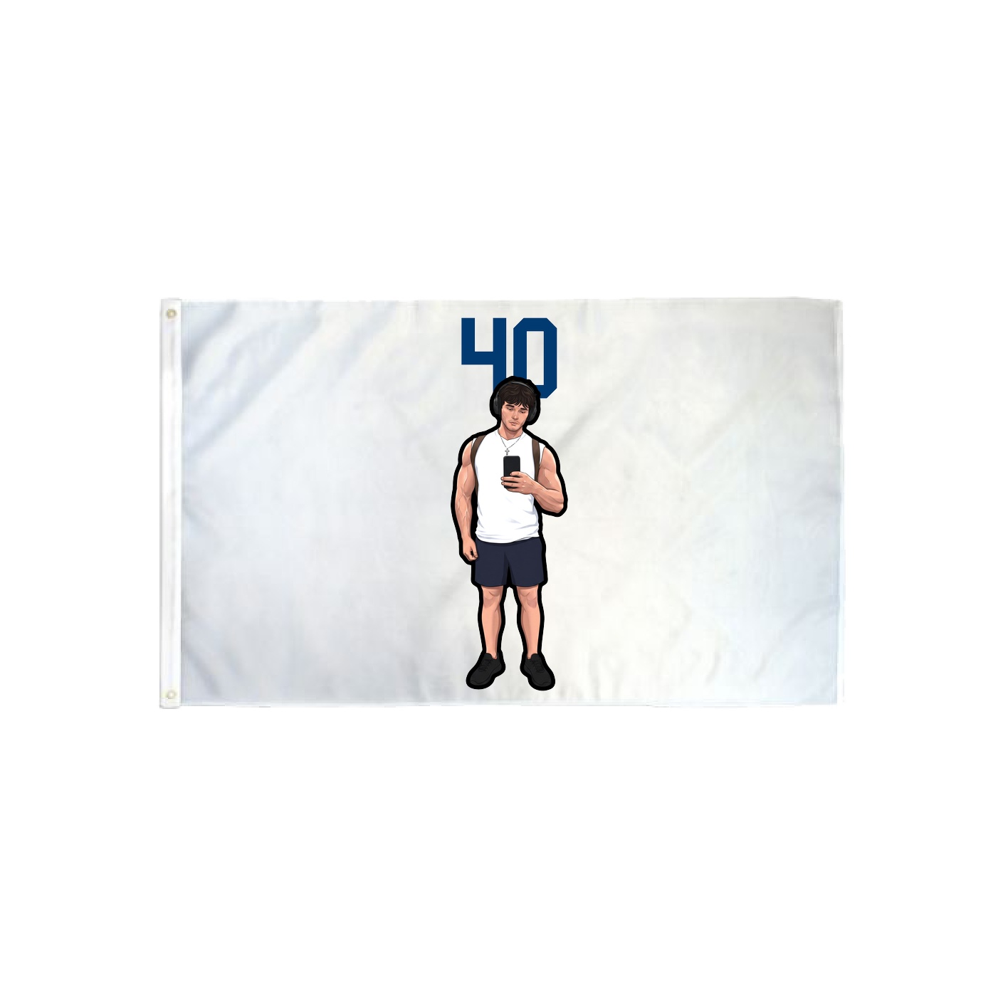 3x5 Flag — Number Top in Classic