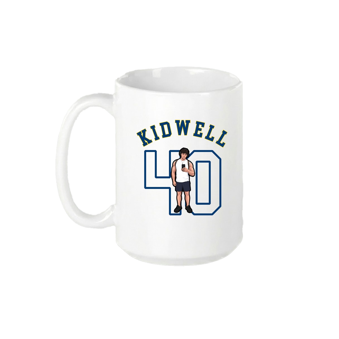 15oz Coffee Mug — Shirsey Arch in White