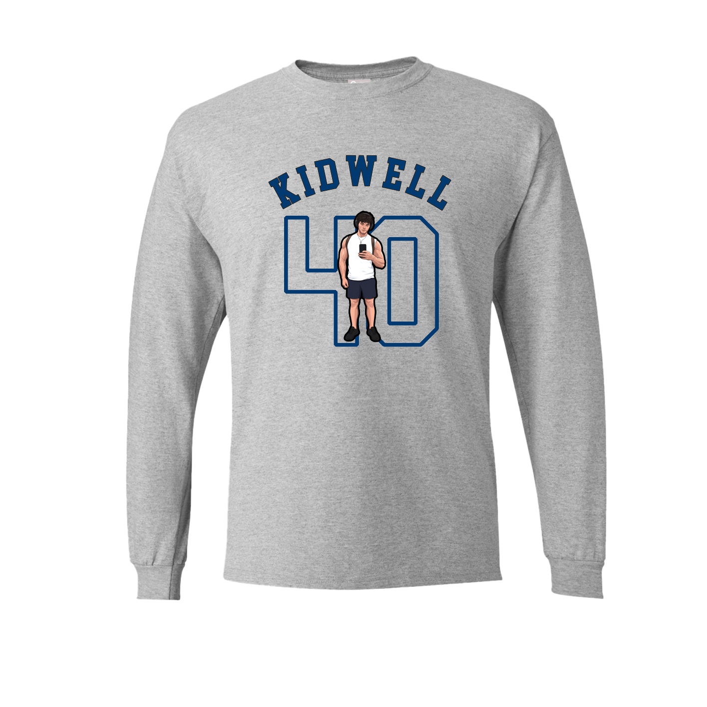 Long Sleeve Tee — Shirsey Arch in Grey
