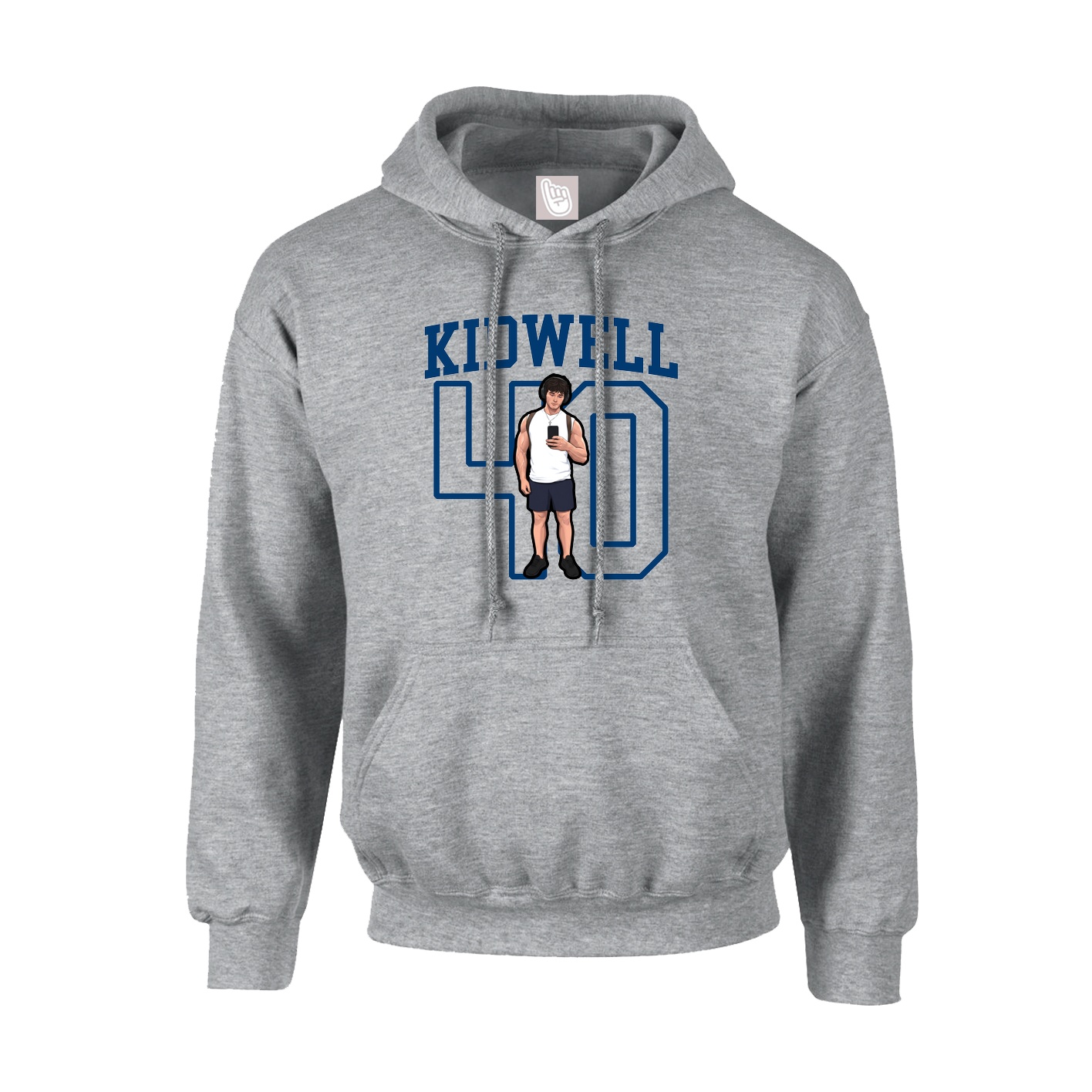Hoodie — Shirsey in Grey
