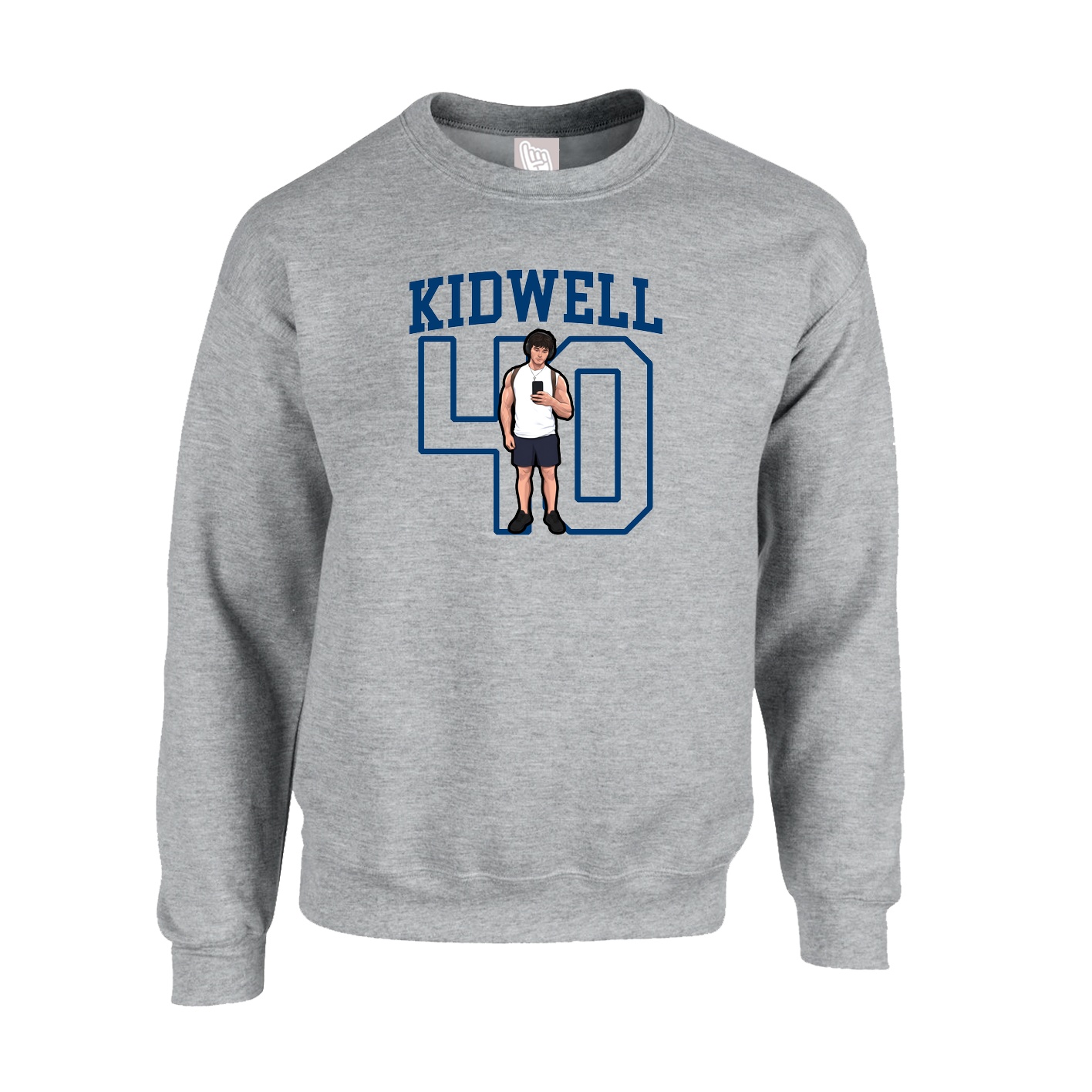 Fleece Crew — Shirsey in Grey