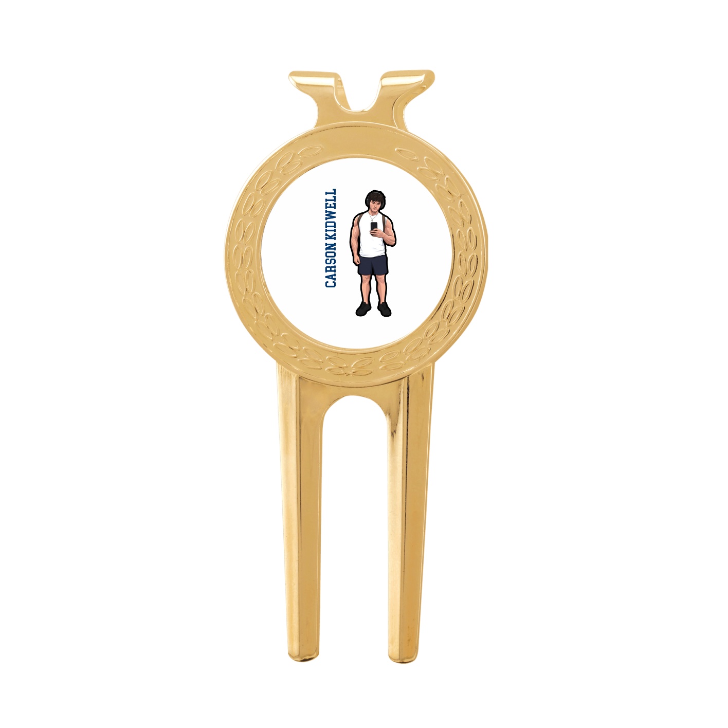 Divot Tool with Ball Marker — Name Vertical in Classic