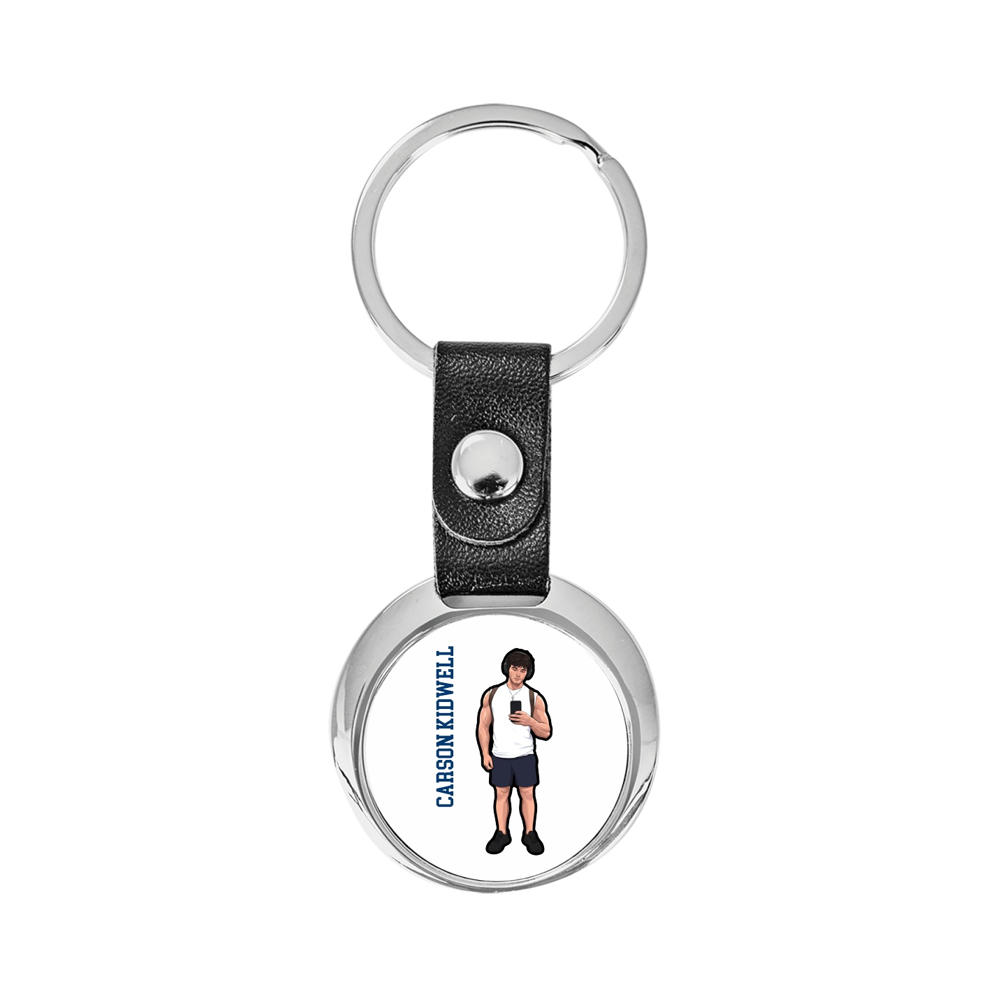 Key Chain — Name Vertical in Classic