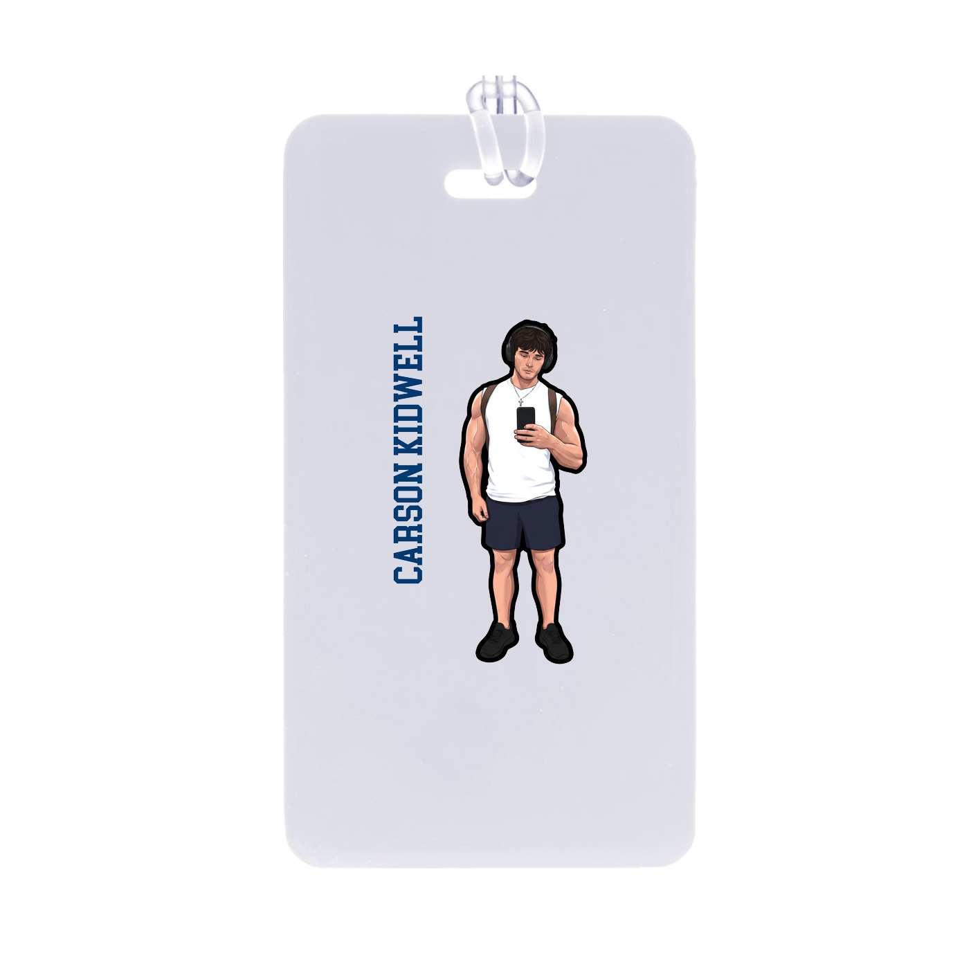 Bag Tag — Name Vertical in Classic