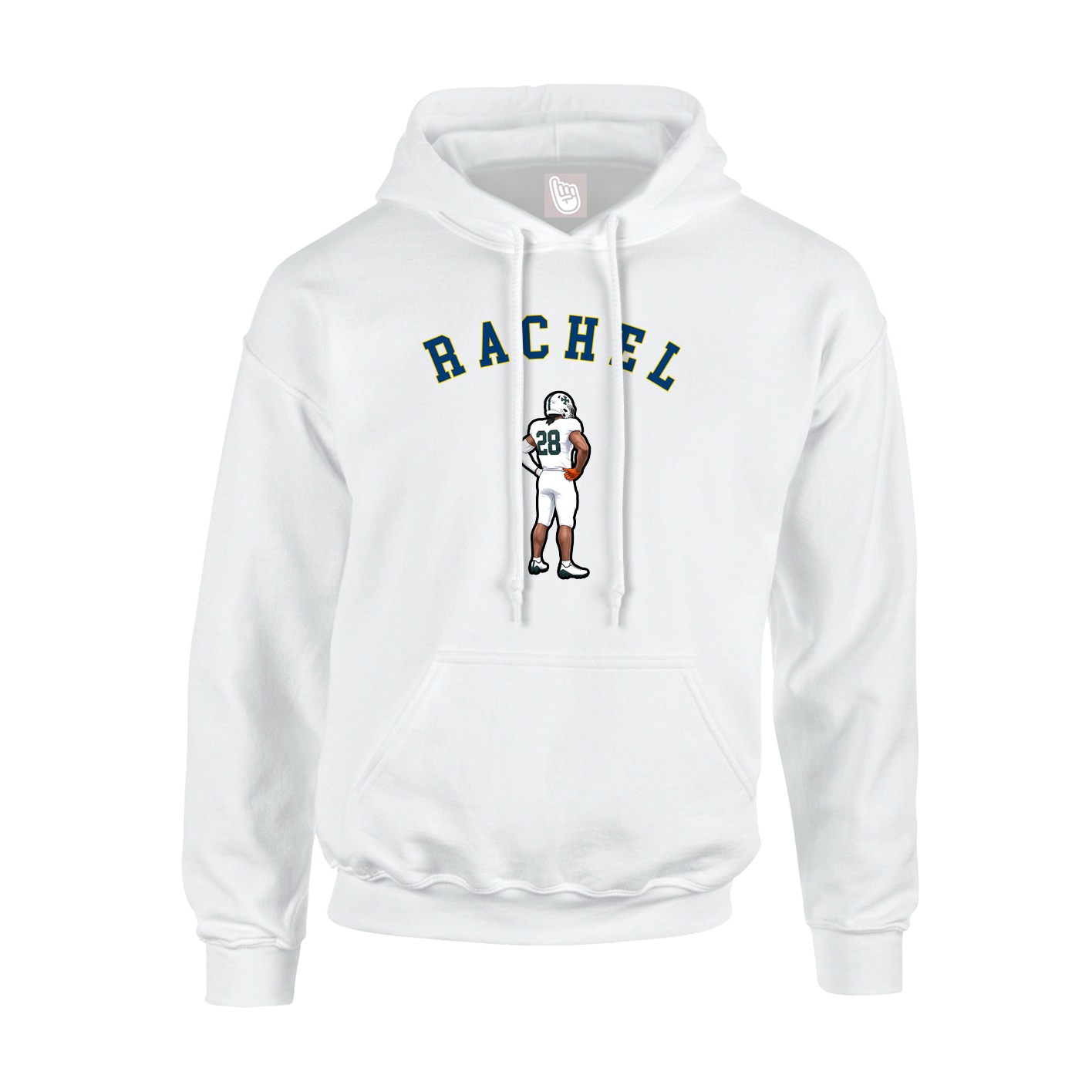 Youth Hoodie — Shirsey Arch in White