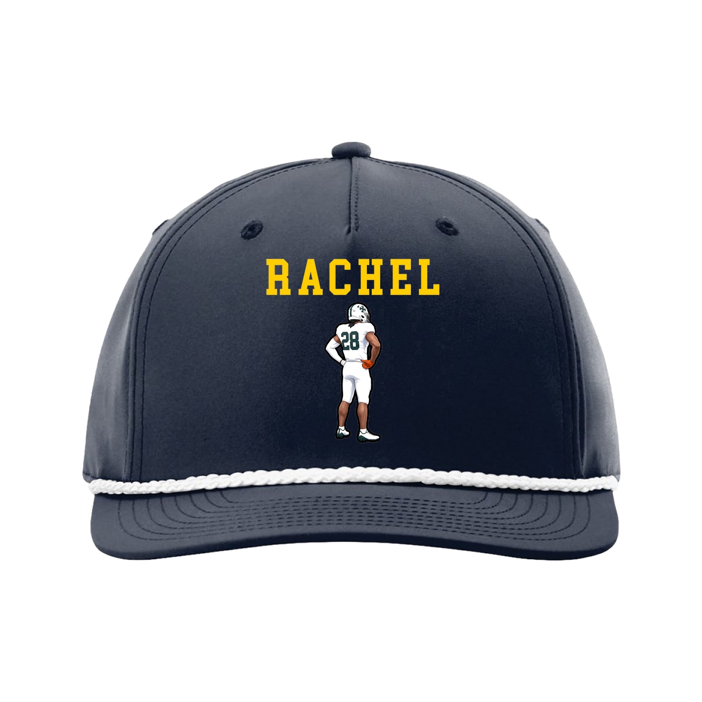 Five-Panel Classic Rope Cap — Shirsey in Navy