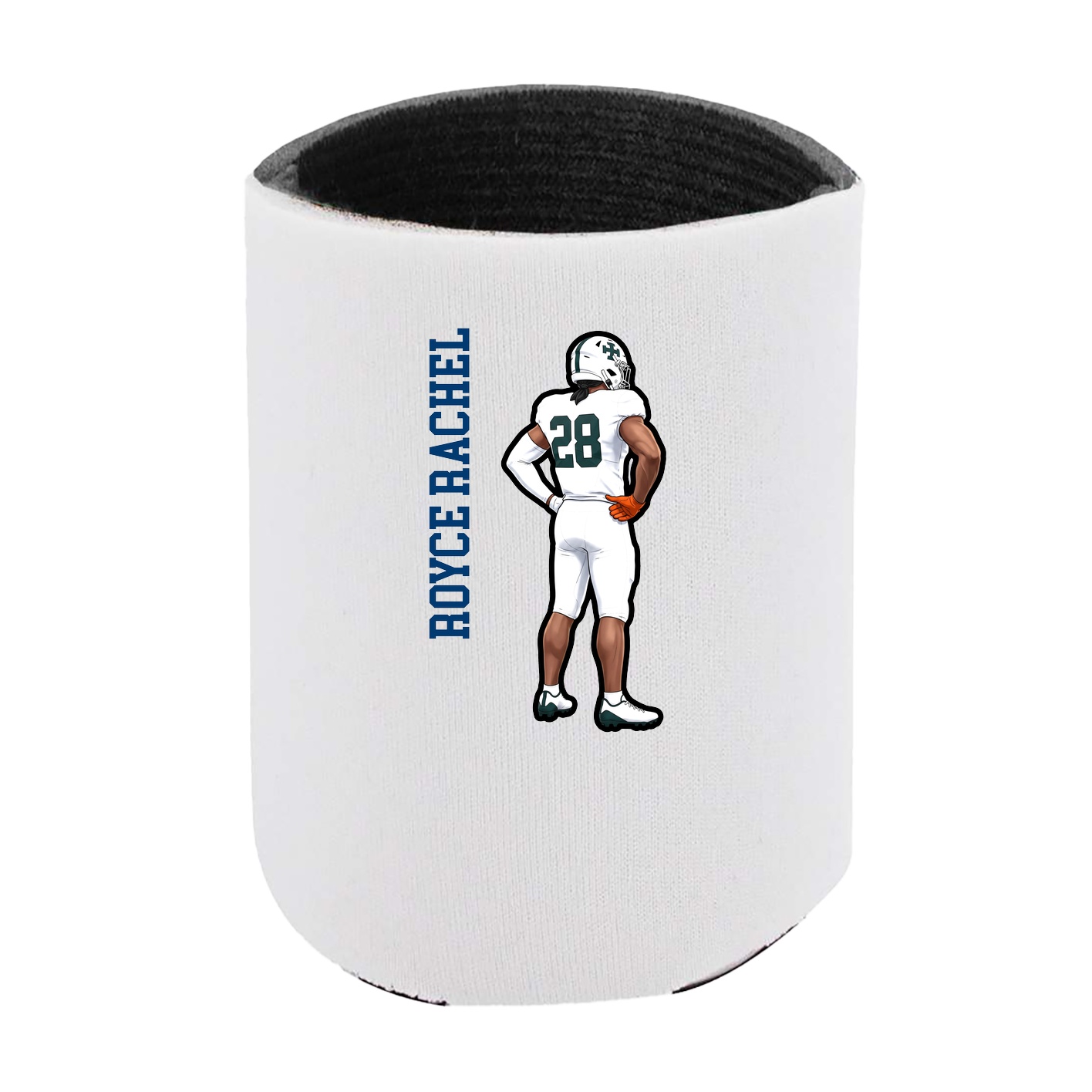 Can Holder — Name Vertical in White