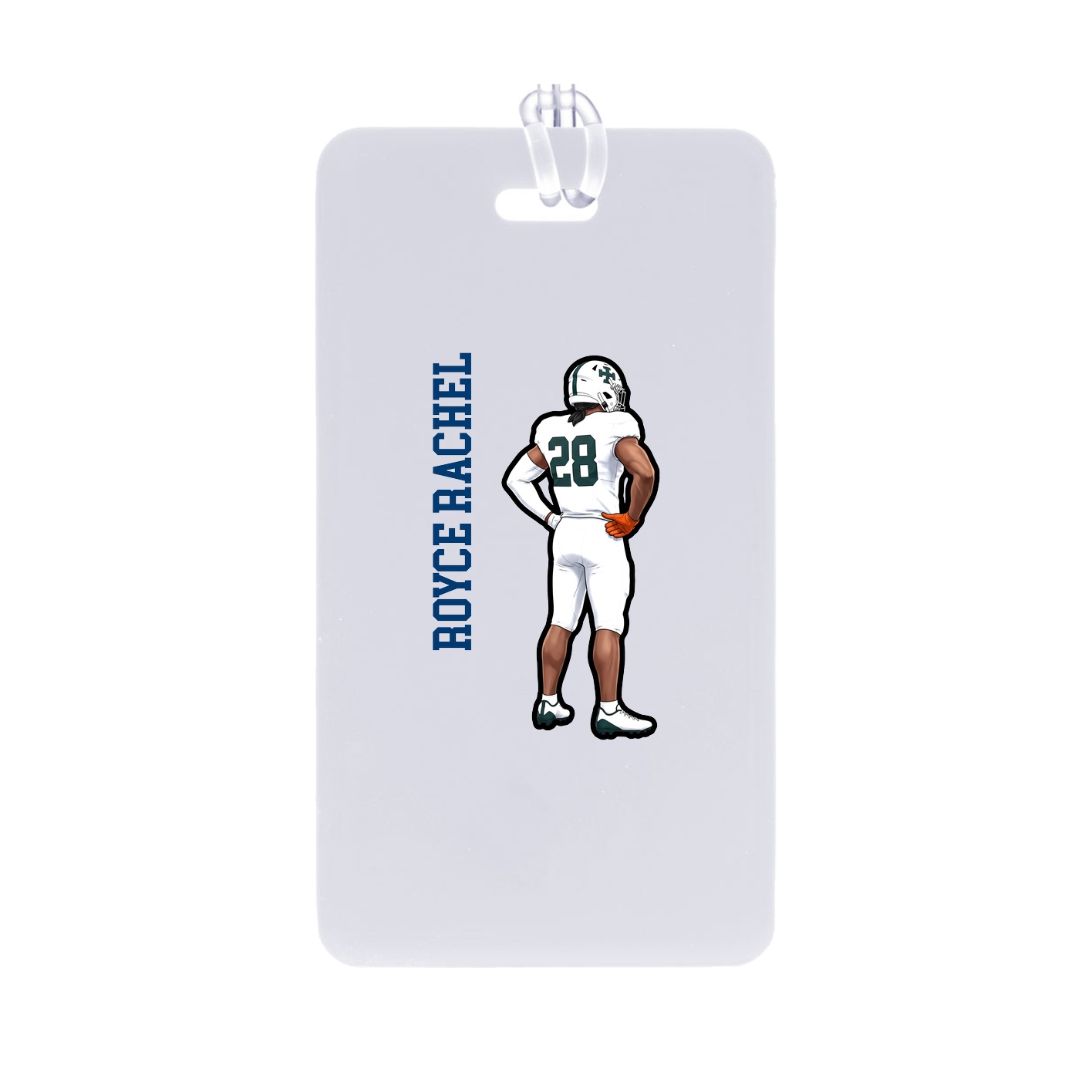 Bag Tag — Name Vertical in Classic