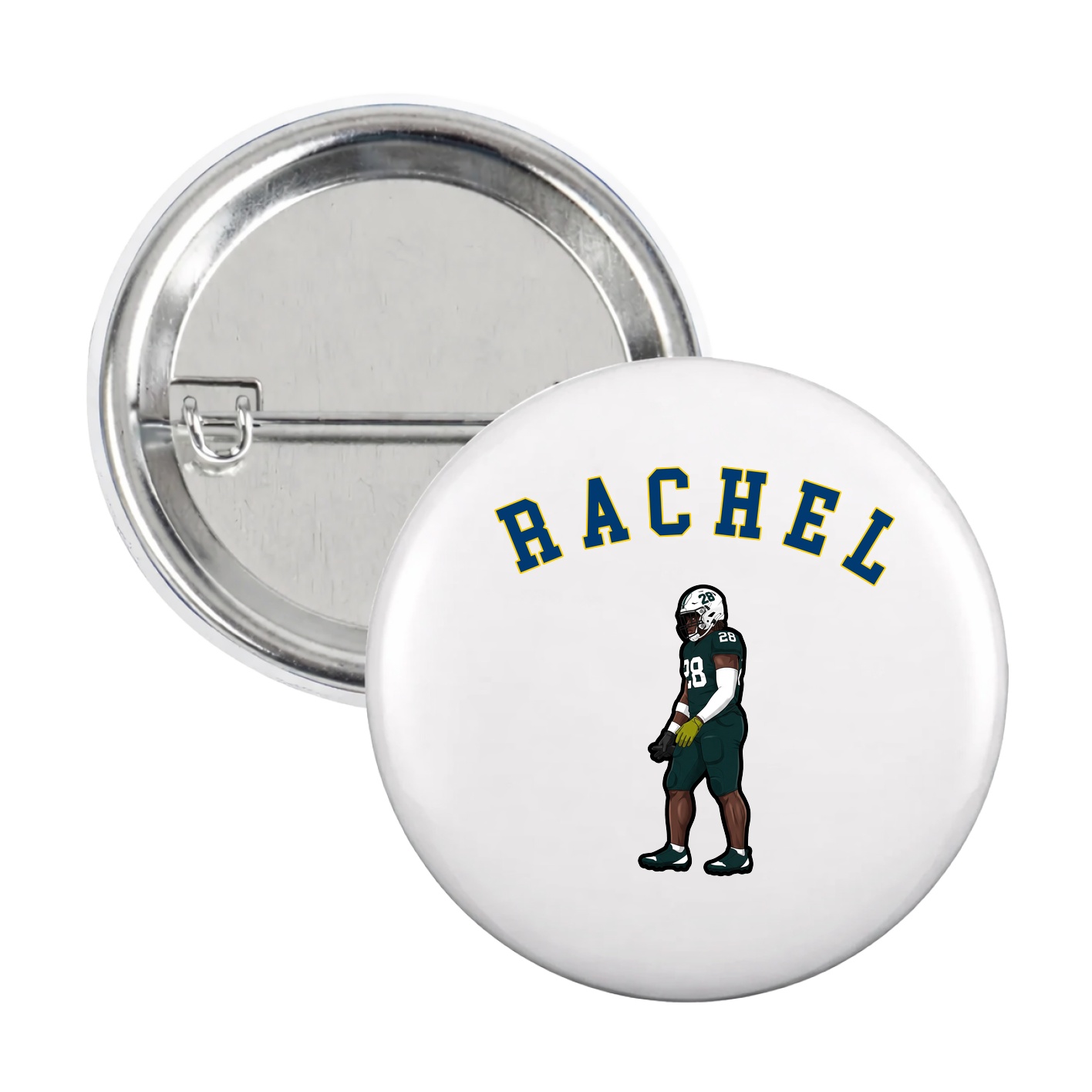 Game Day Button — Shirsey Arch in White