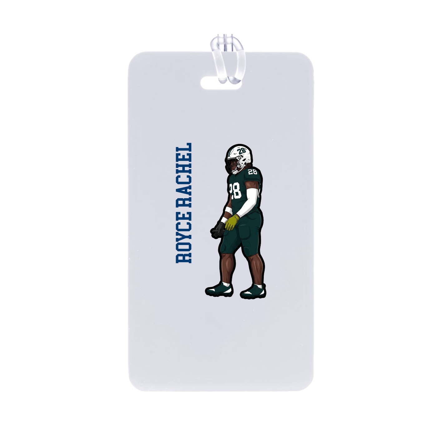 Bag Tag — Name Vertical in Classic