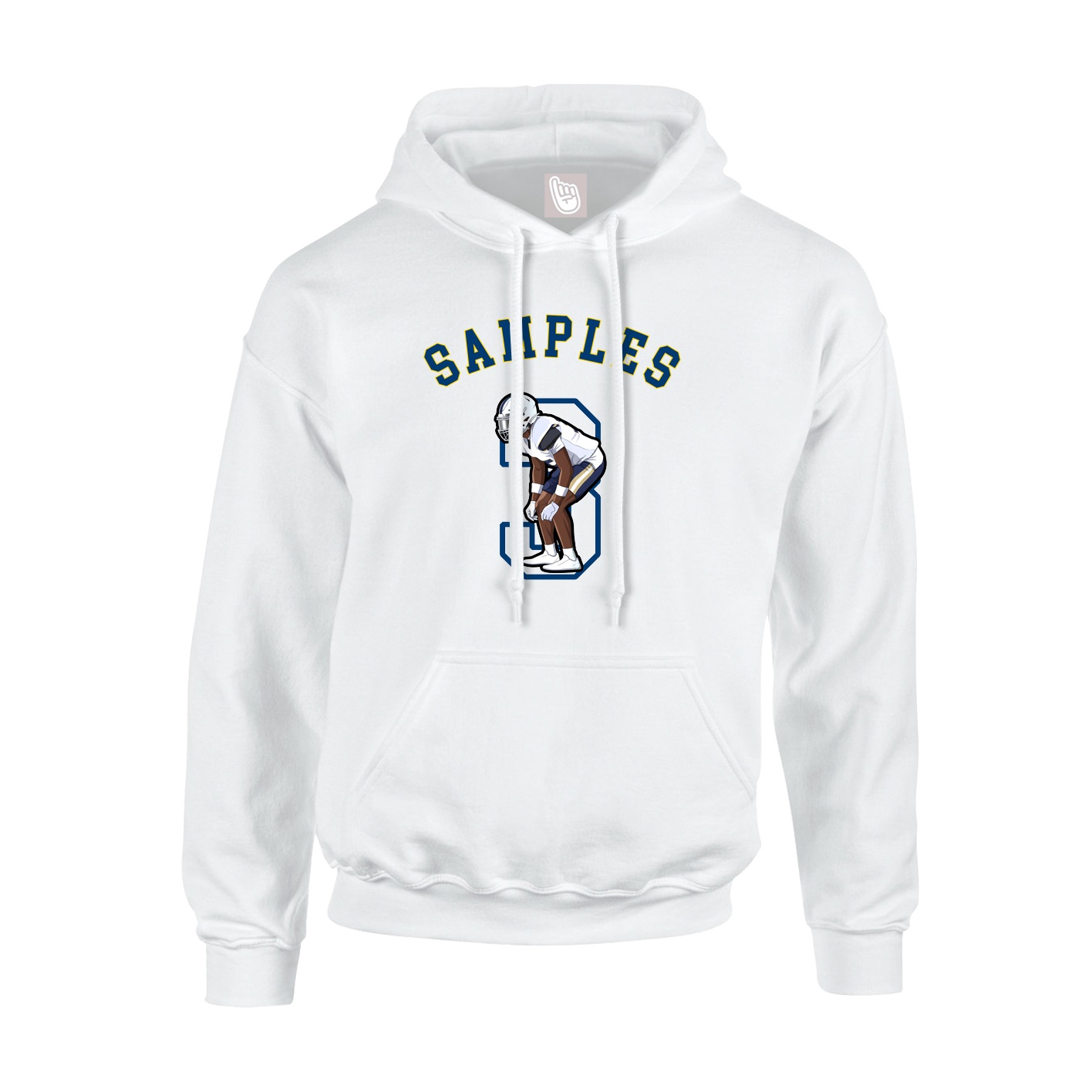 Youth Hoodie — Shirsey Arch in White