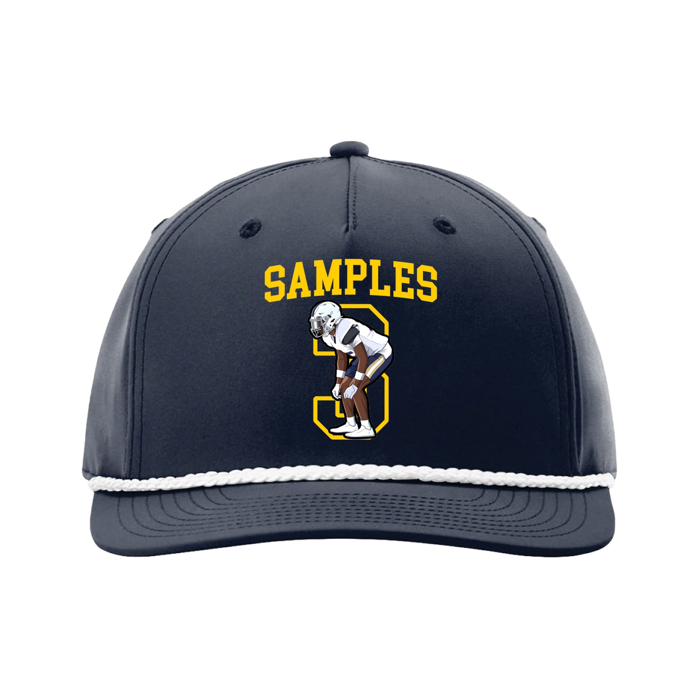 Five-Panel Classic Rope Cap — Shirsey in Navy