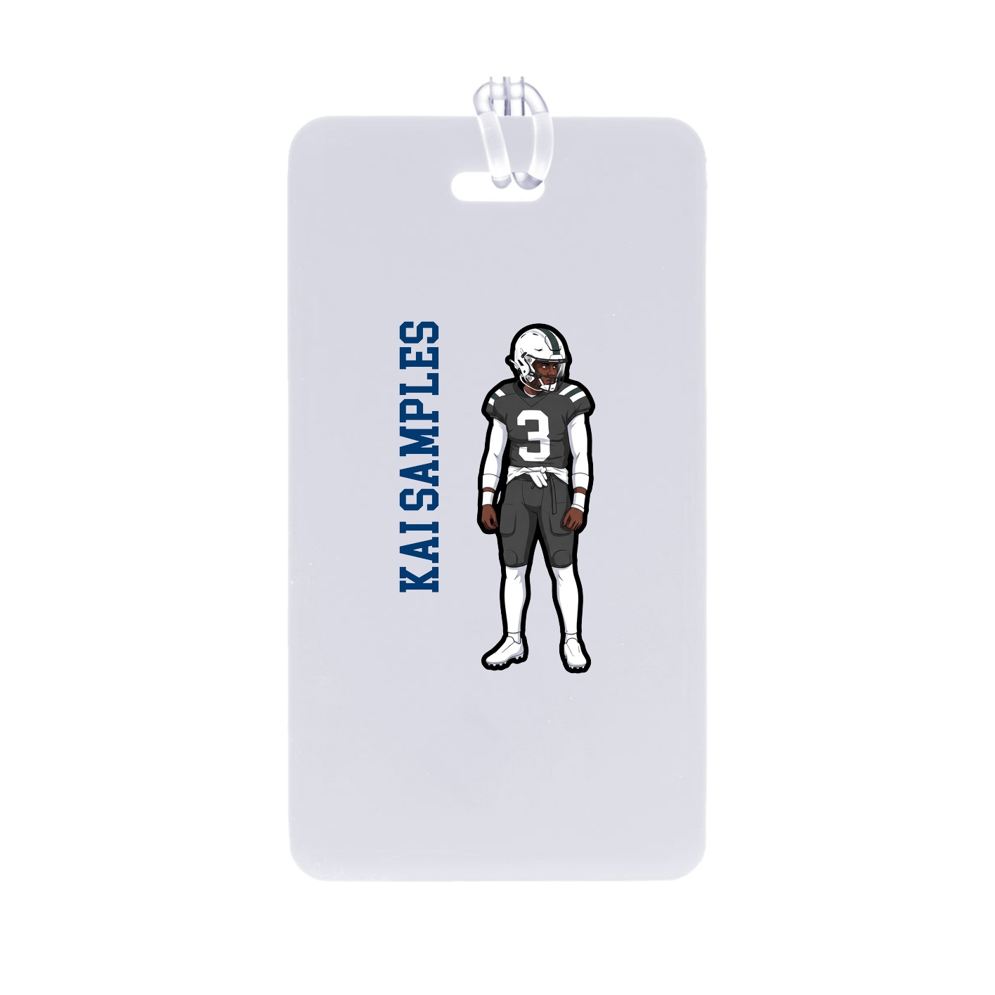 Bag Tag — Name Vertical in Classic