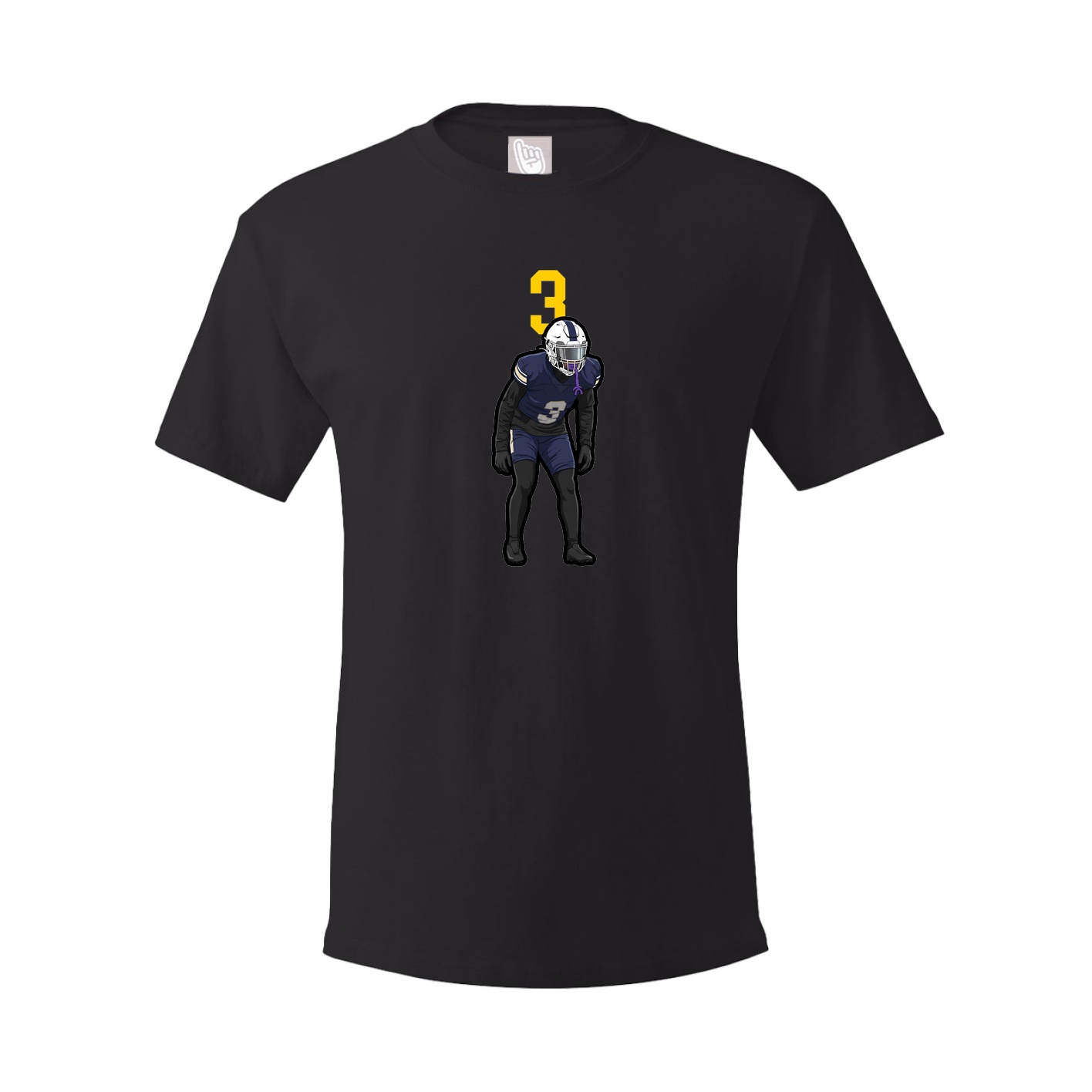Tee — Number Top in Black