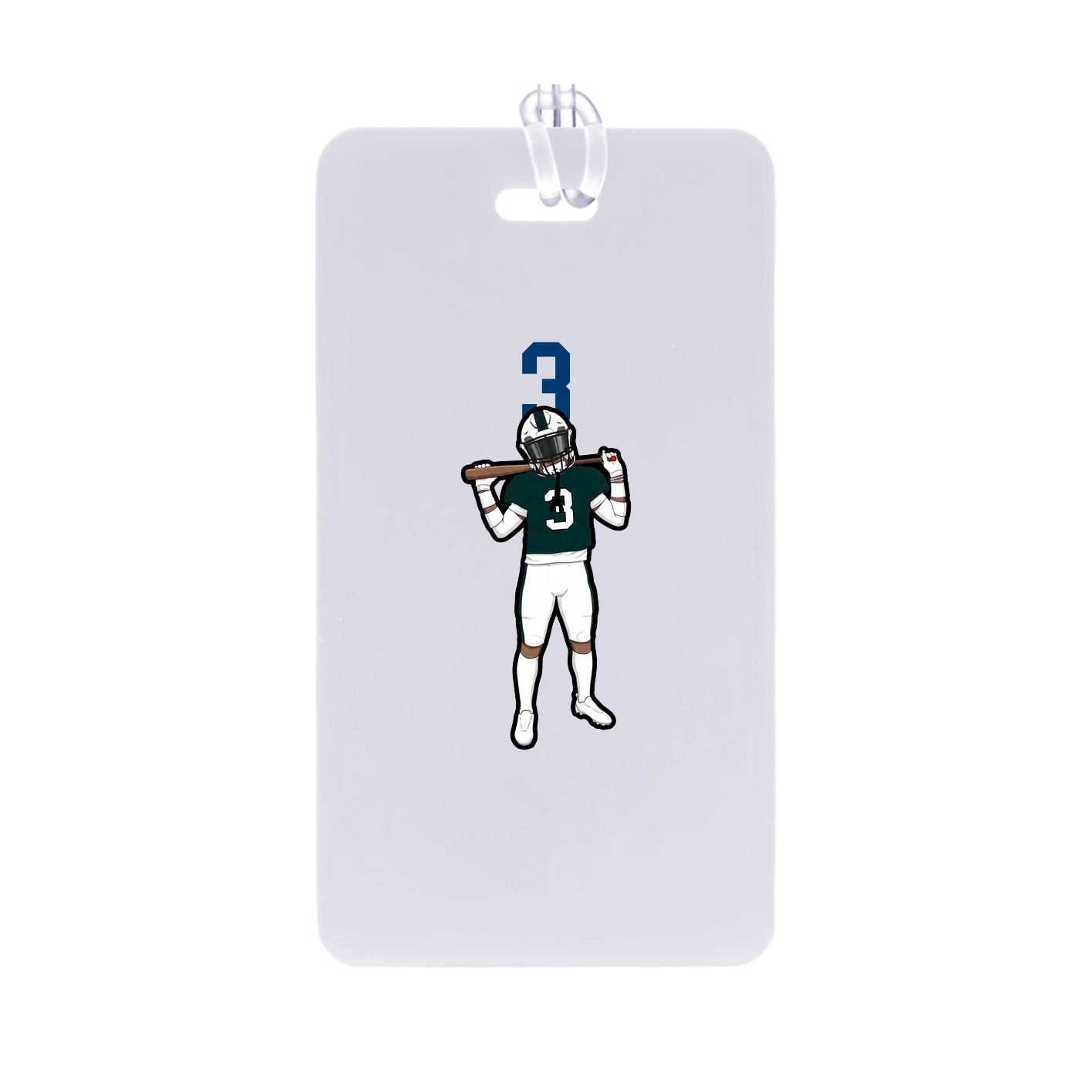 Bag Tag — Number Top in Classic