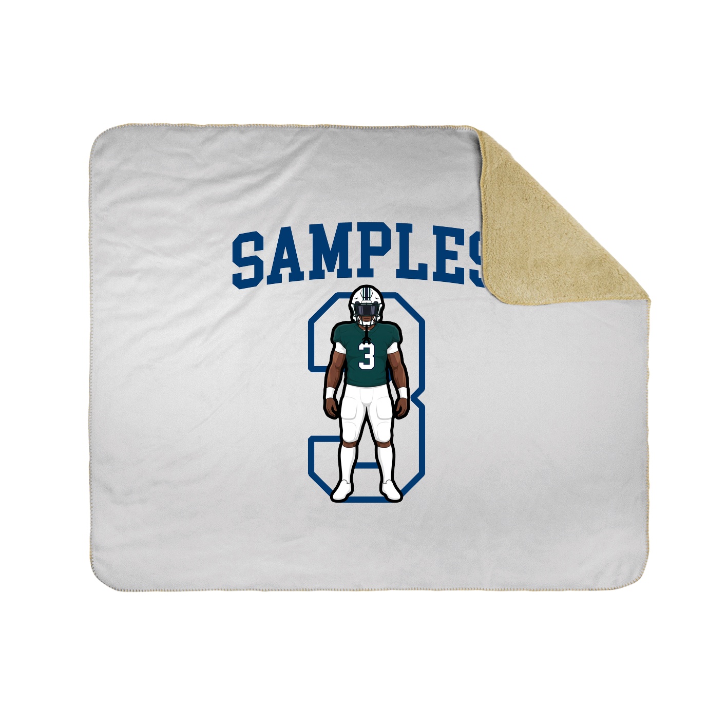50x60 Sherpa Lined Throw Blanket