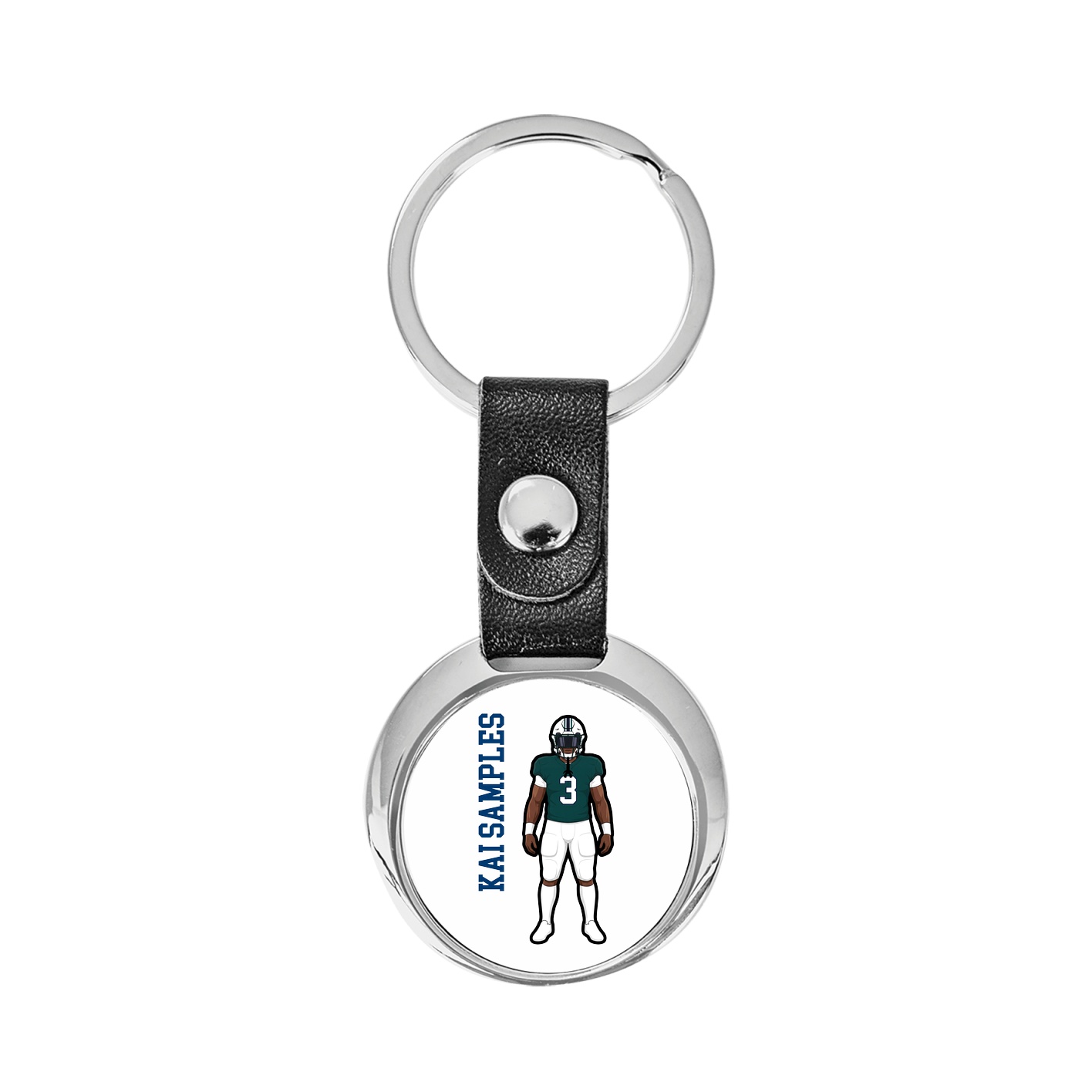 Key Chain — Name Vertical in Classic