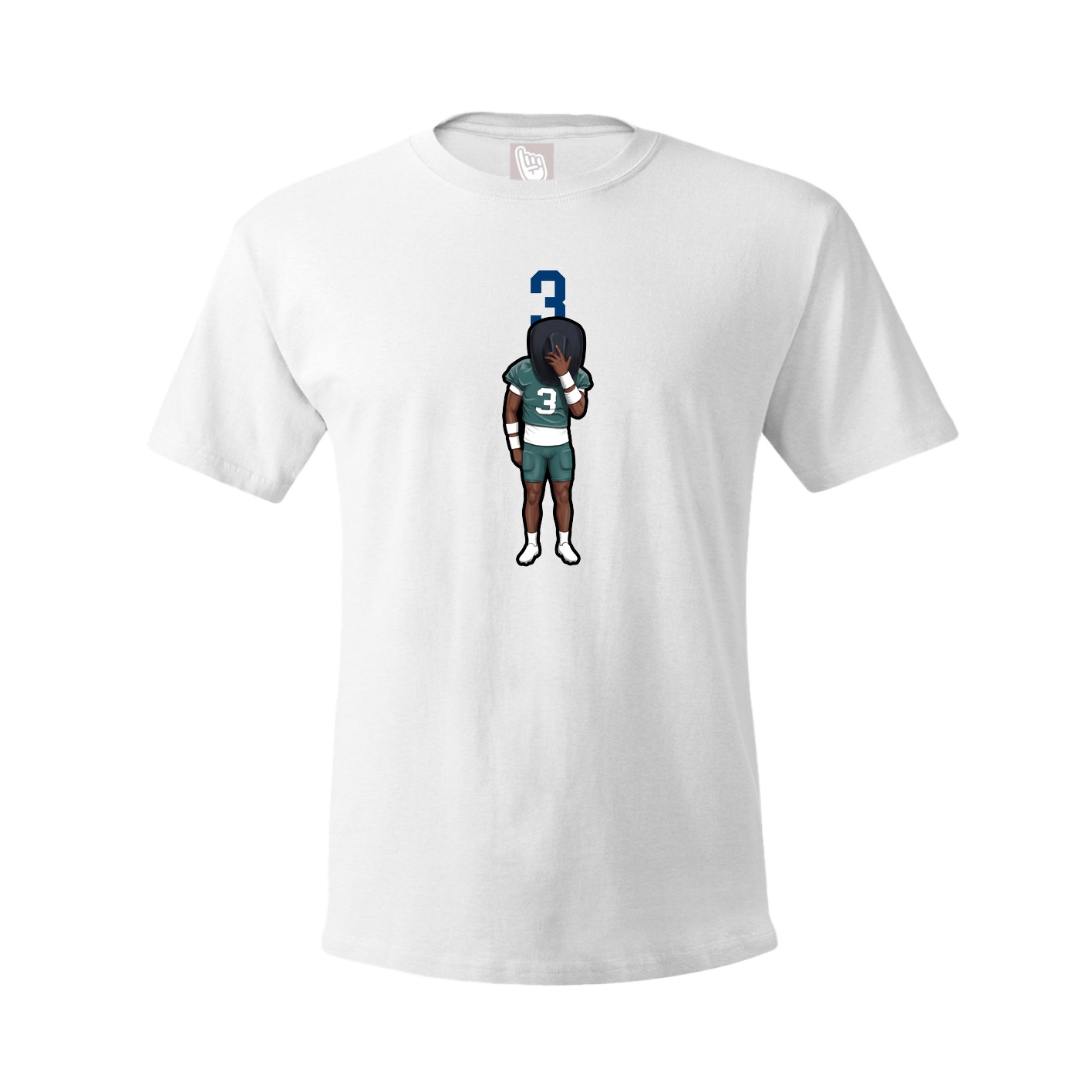 Tee — Number Top in White