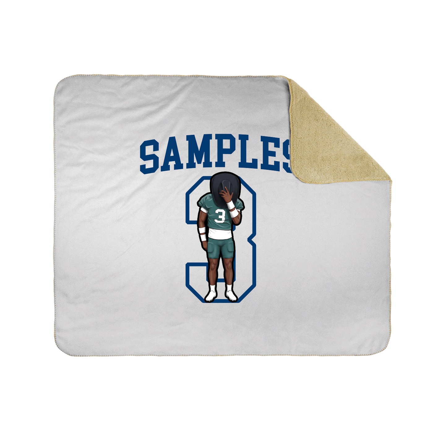 Throw Blanket — Shirsey in White