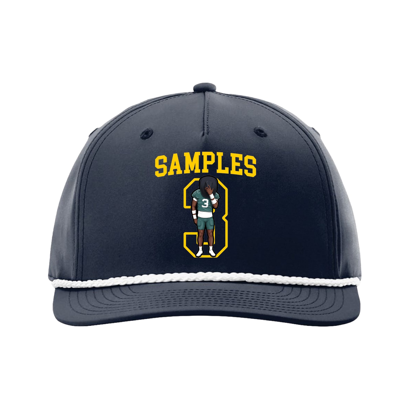 Five-Panel Classic Rope Cap — Shirsey in Navy