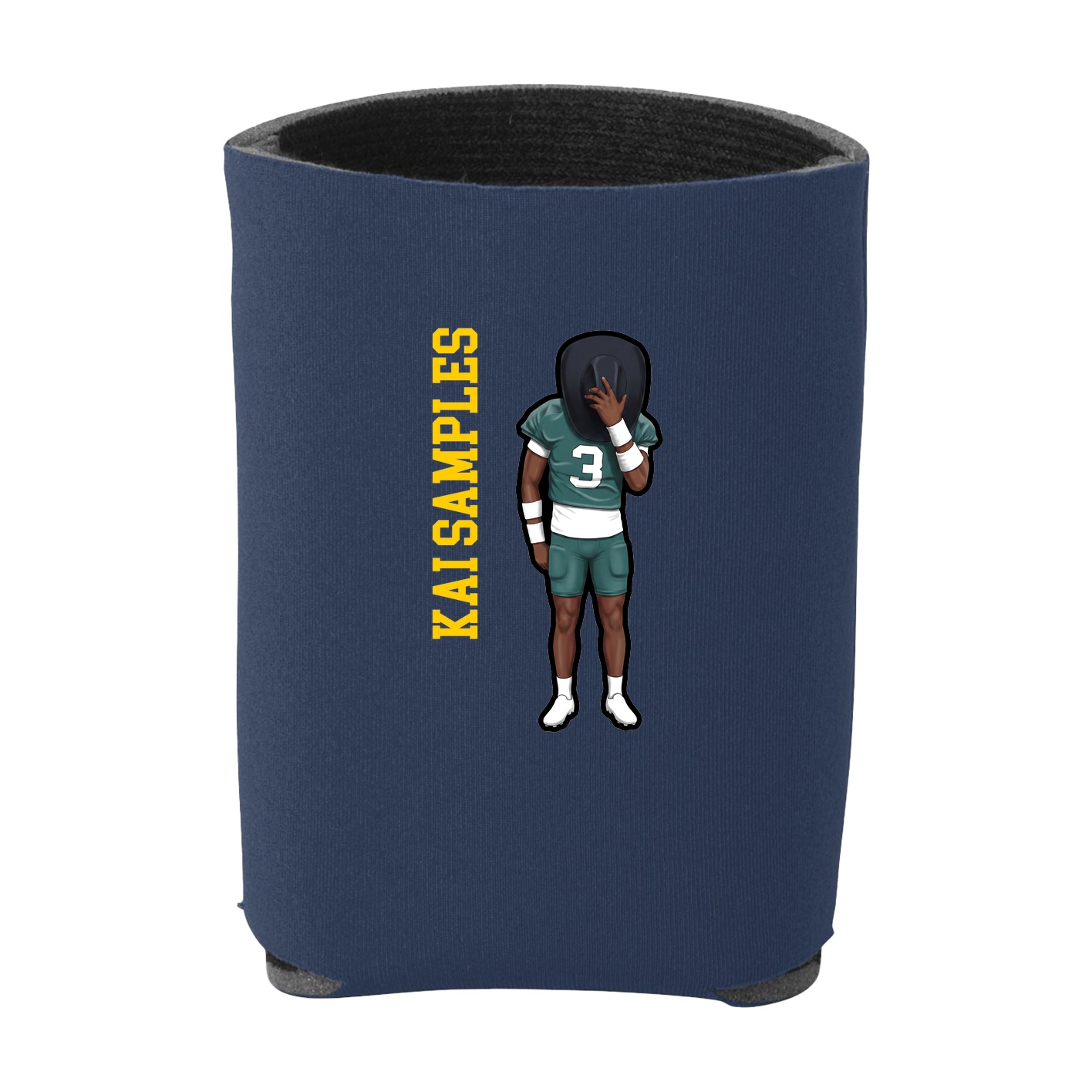 Can Holder — Name Vertical in Navy
