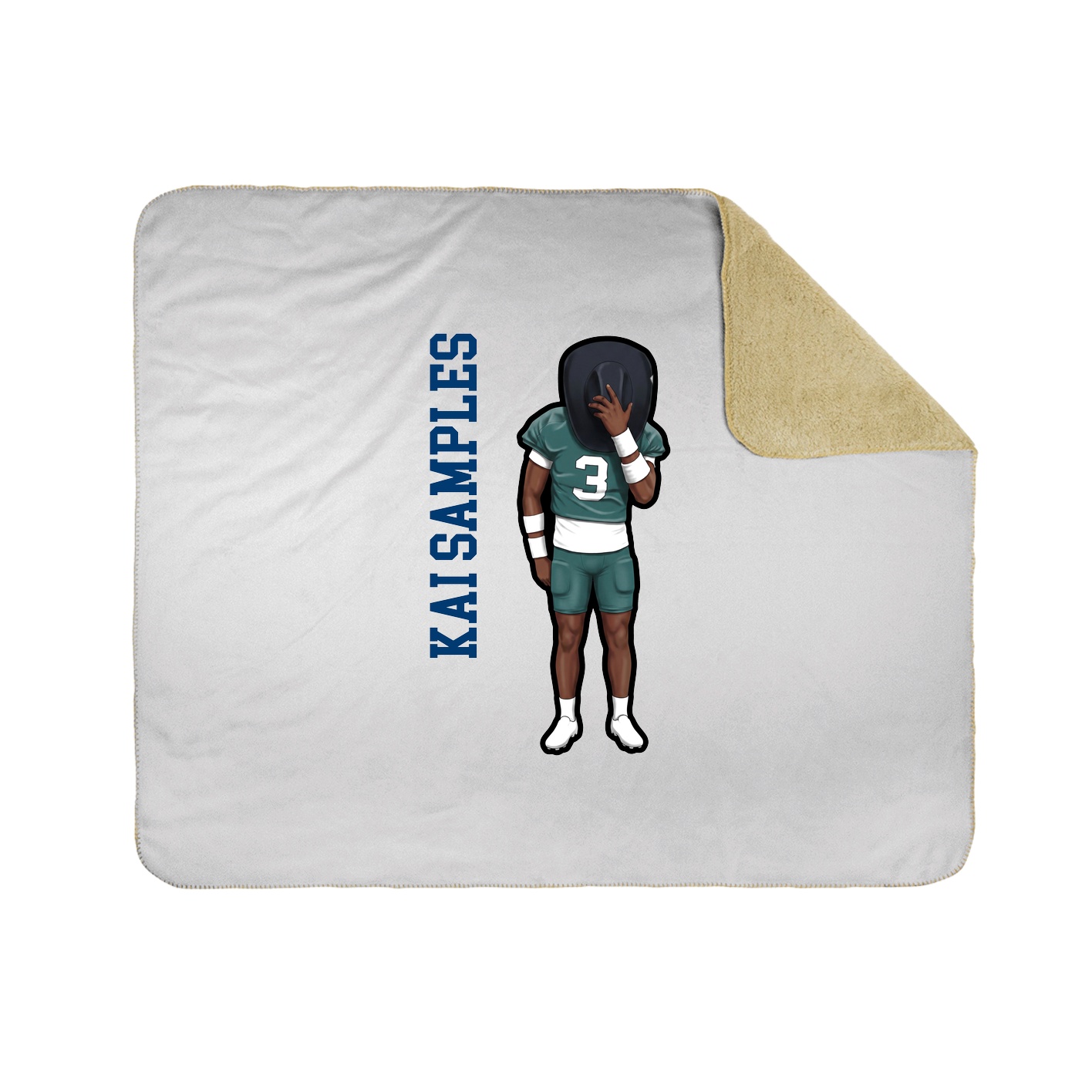 50x60 Sherpa Lined Throw Blanket