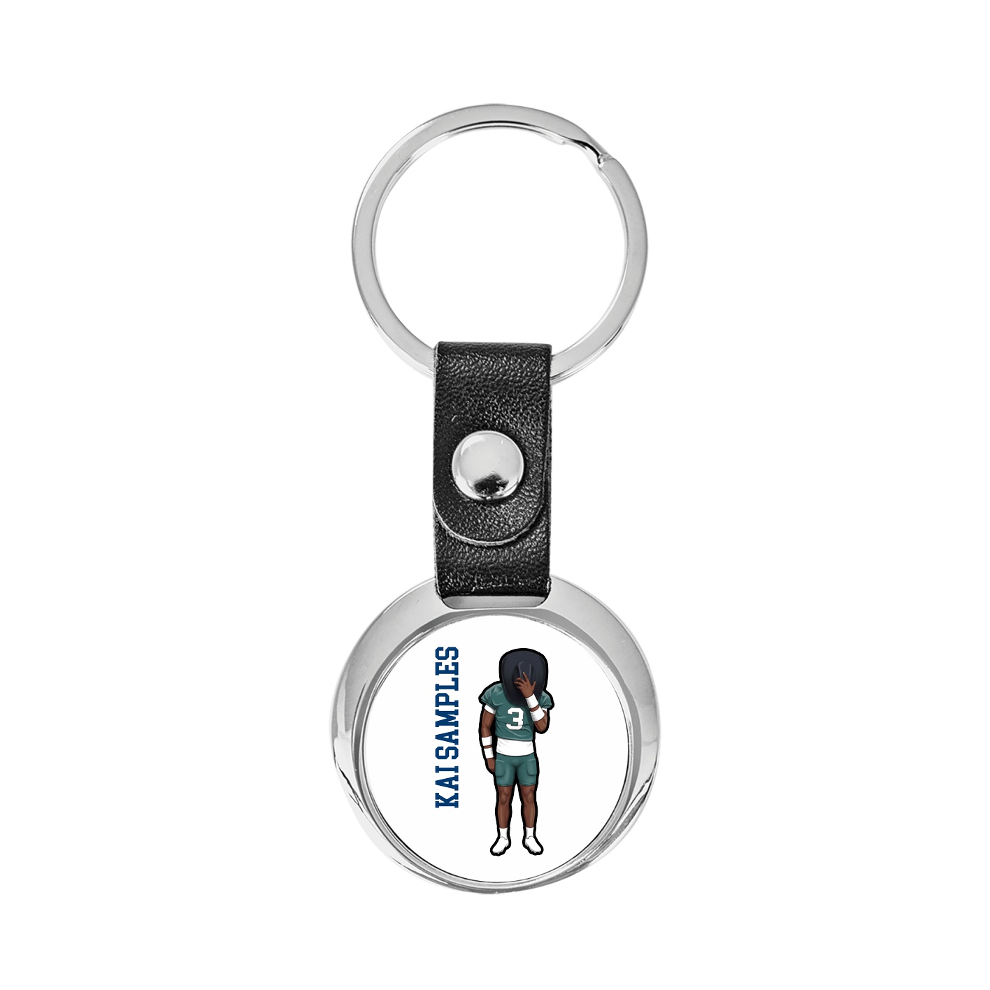 Key Chain — Name Vertical in Classic