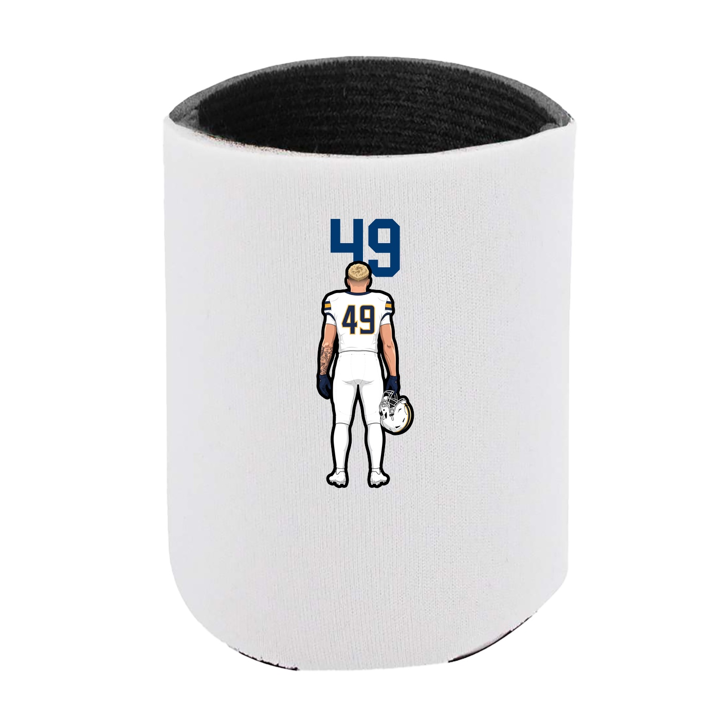 Can Holder — Number Top in White