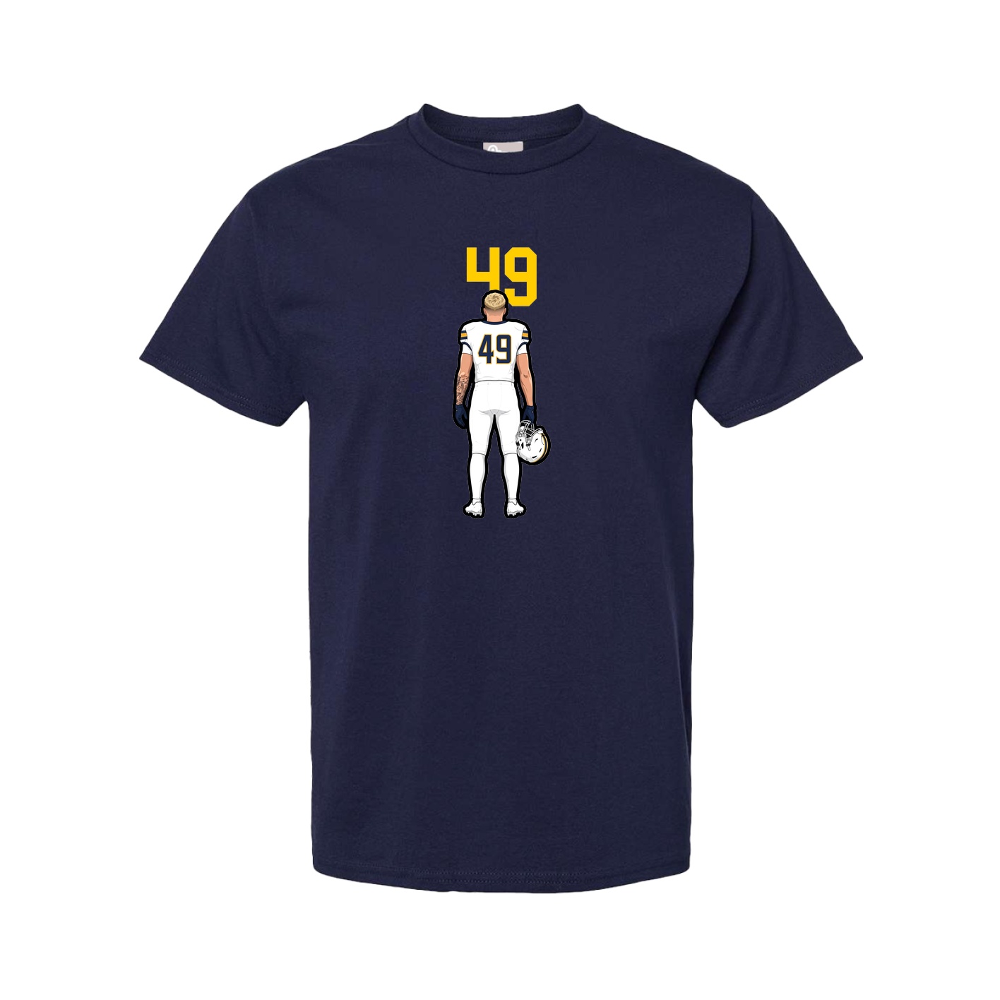 Youth Tee — Number Top in Navy