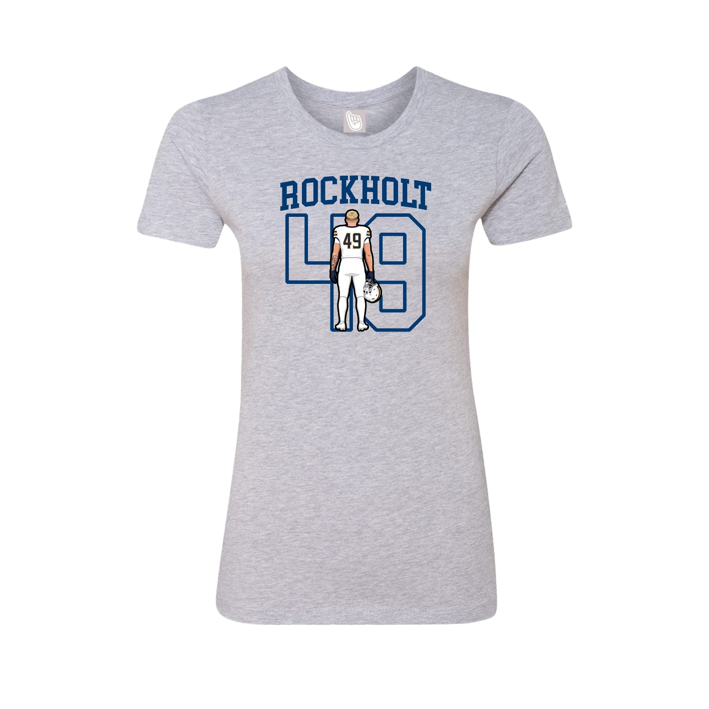 Fitted Women's Tee — Shirsey in Grey