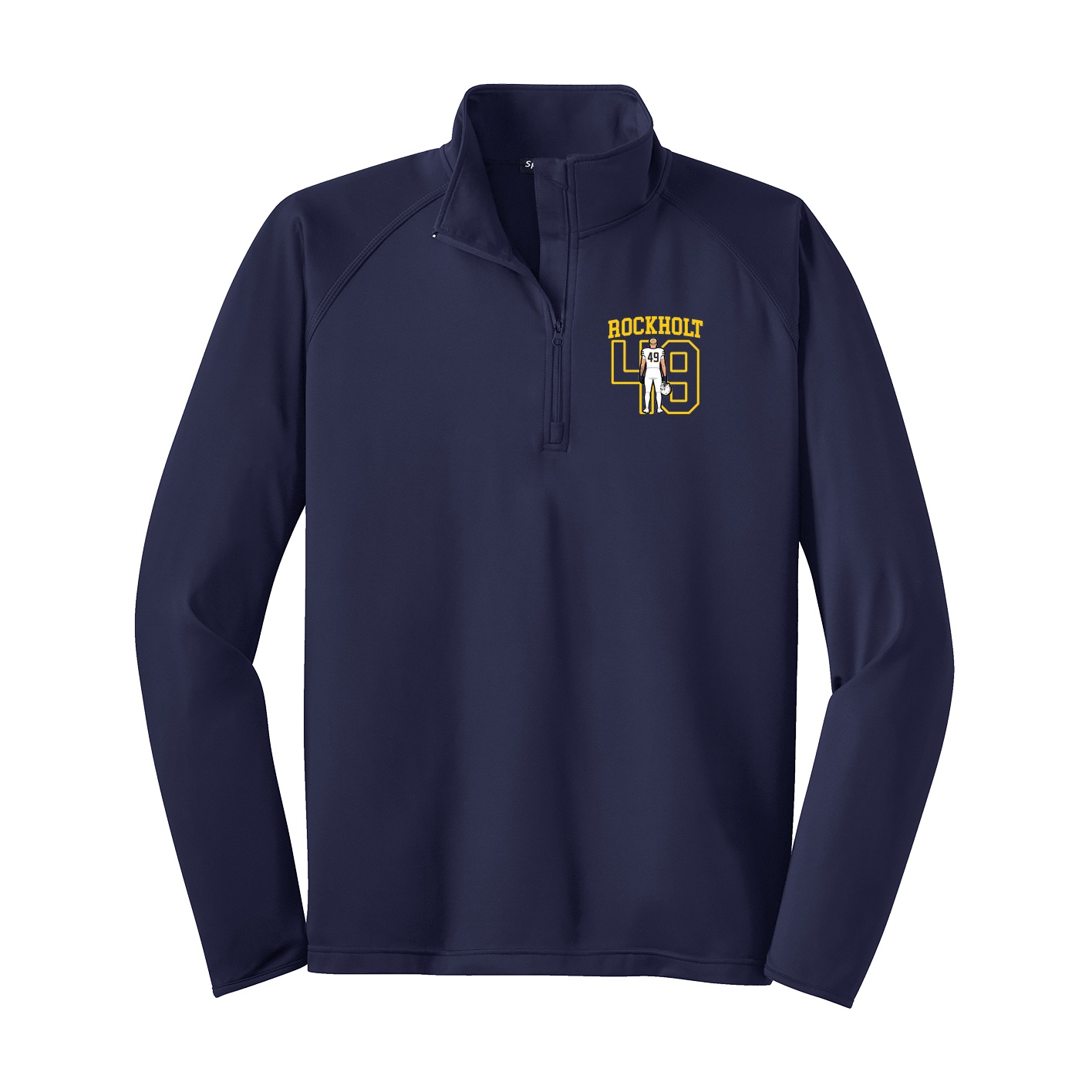 Q-Zip Pullover — Shirsey in Navy