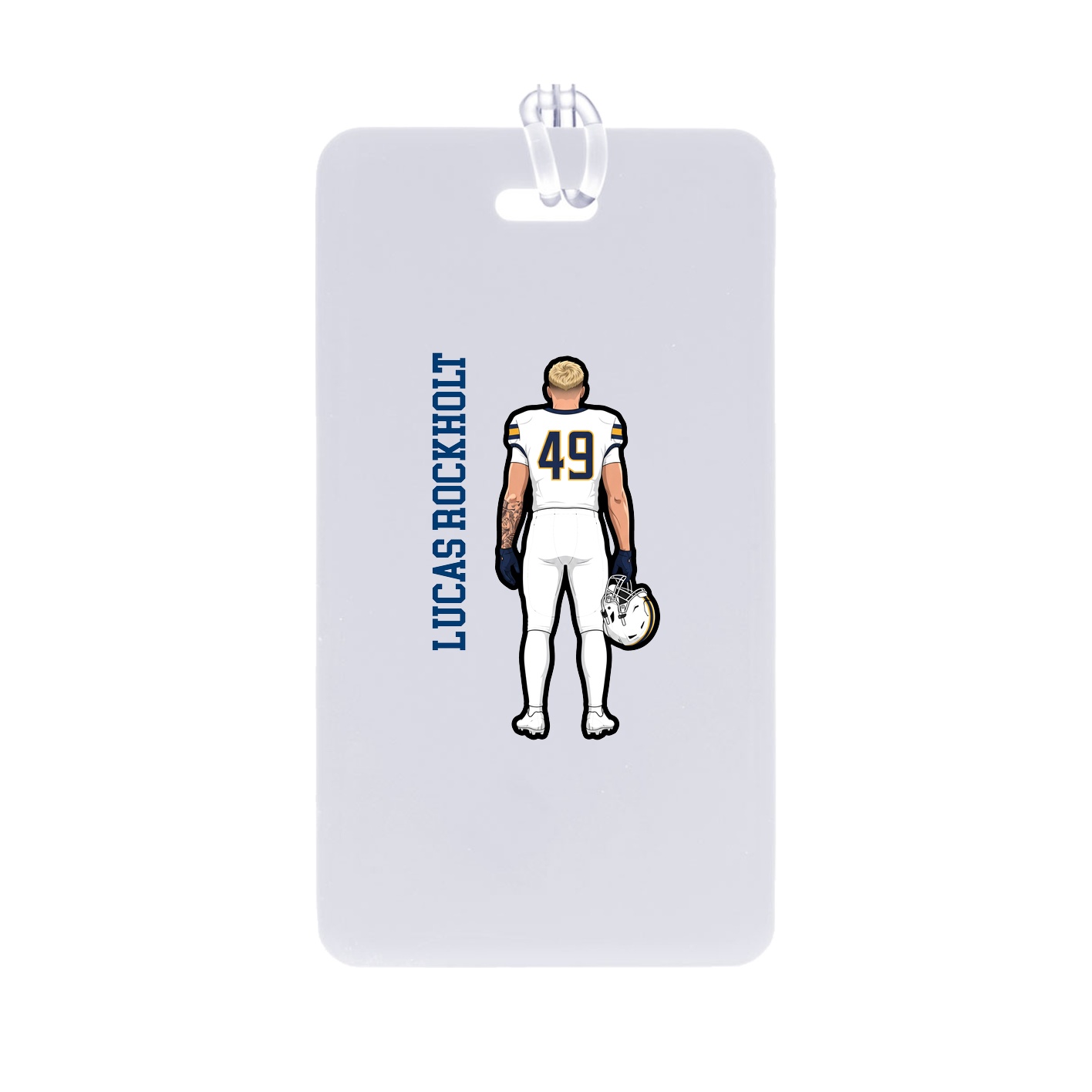 Bag Tag — Name Vertical in Classic