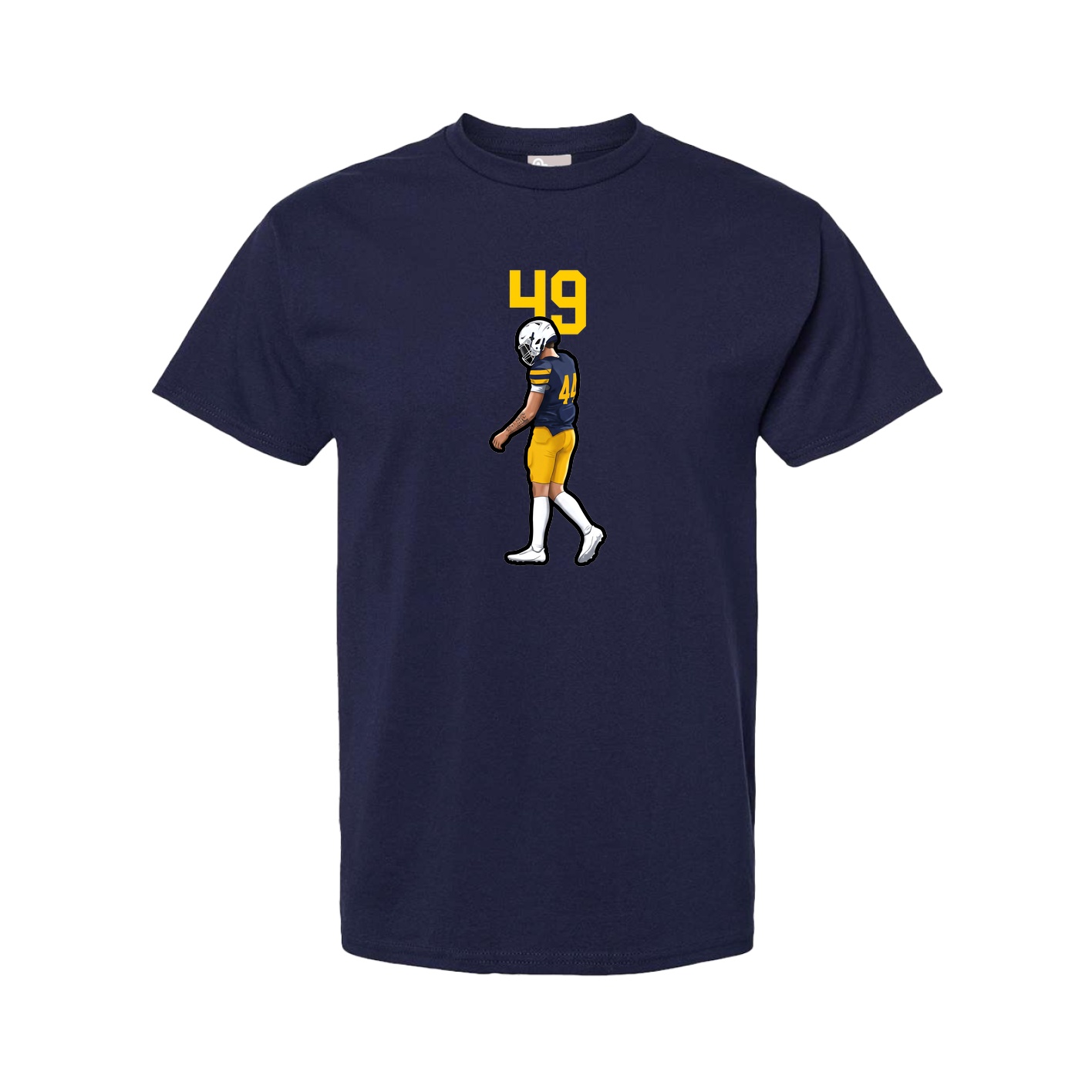 Youth Tee — Number Top in Navy