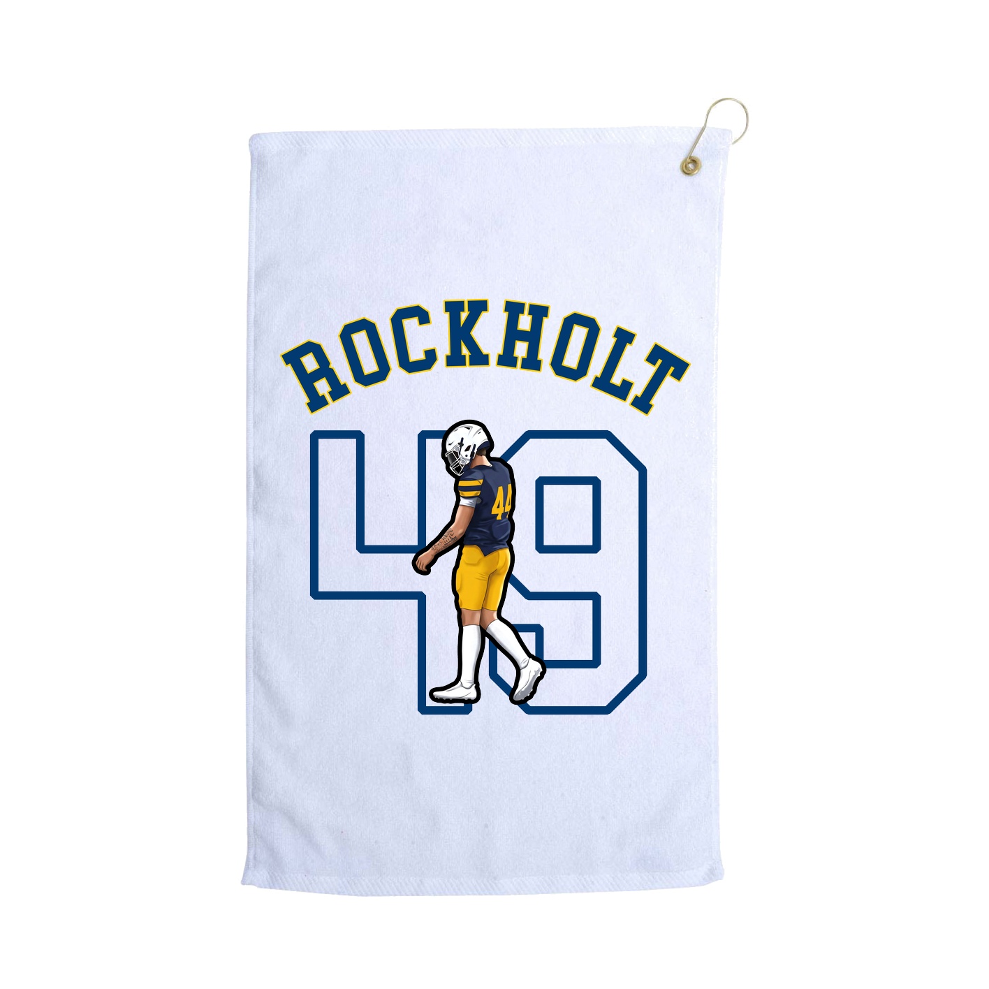 Golf Towel — Shirsey Arch in White