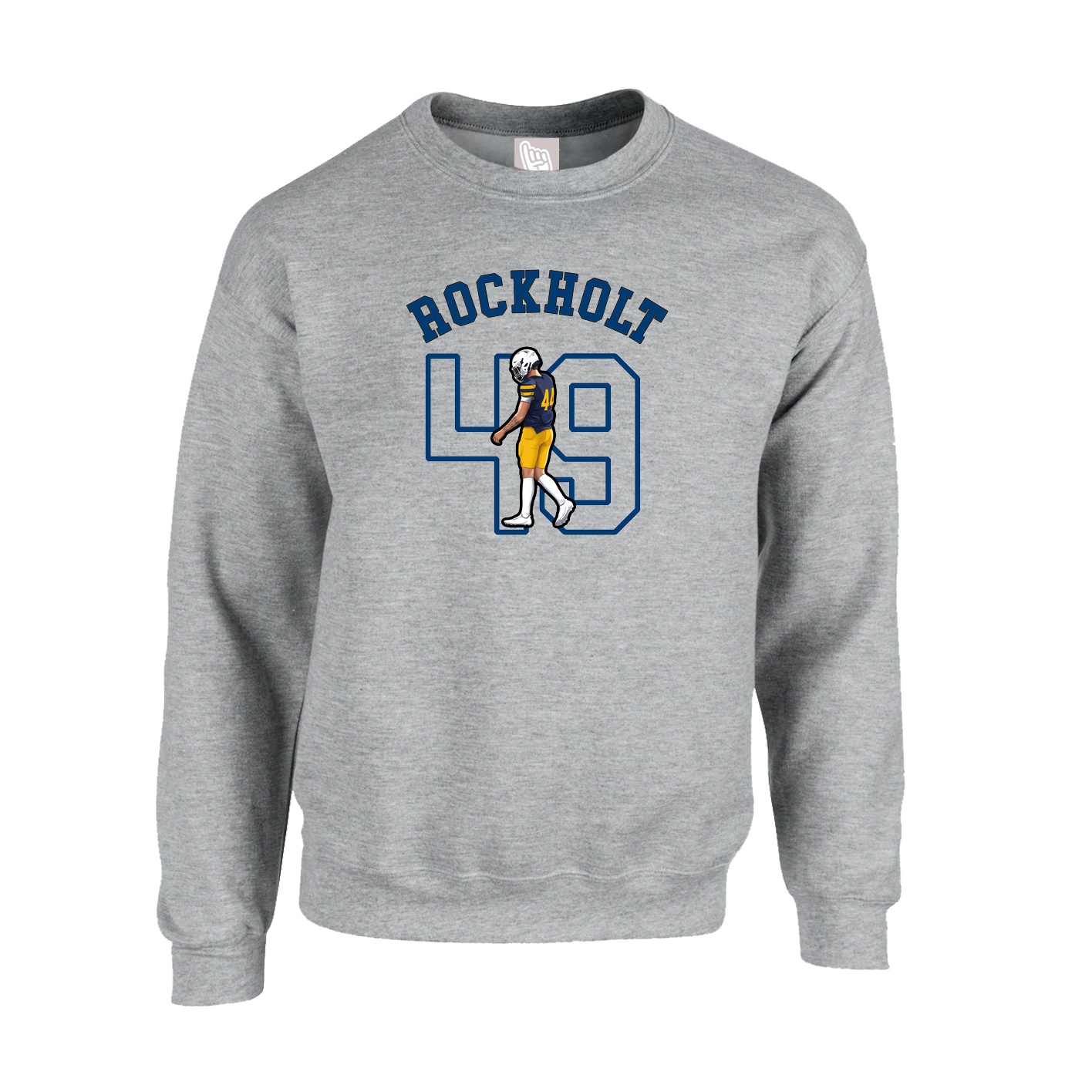 Fleece Crew — Shirsey Arch in Grey