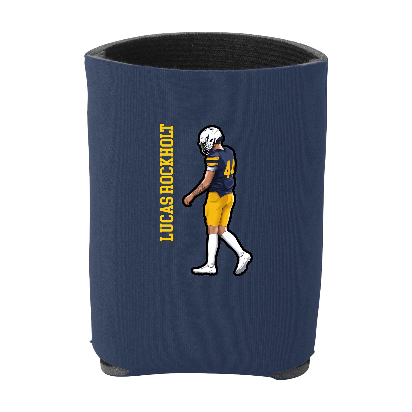 Can Holder — Name Vertical in Navy