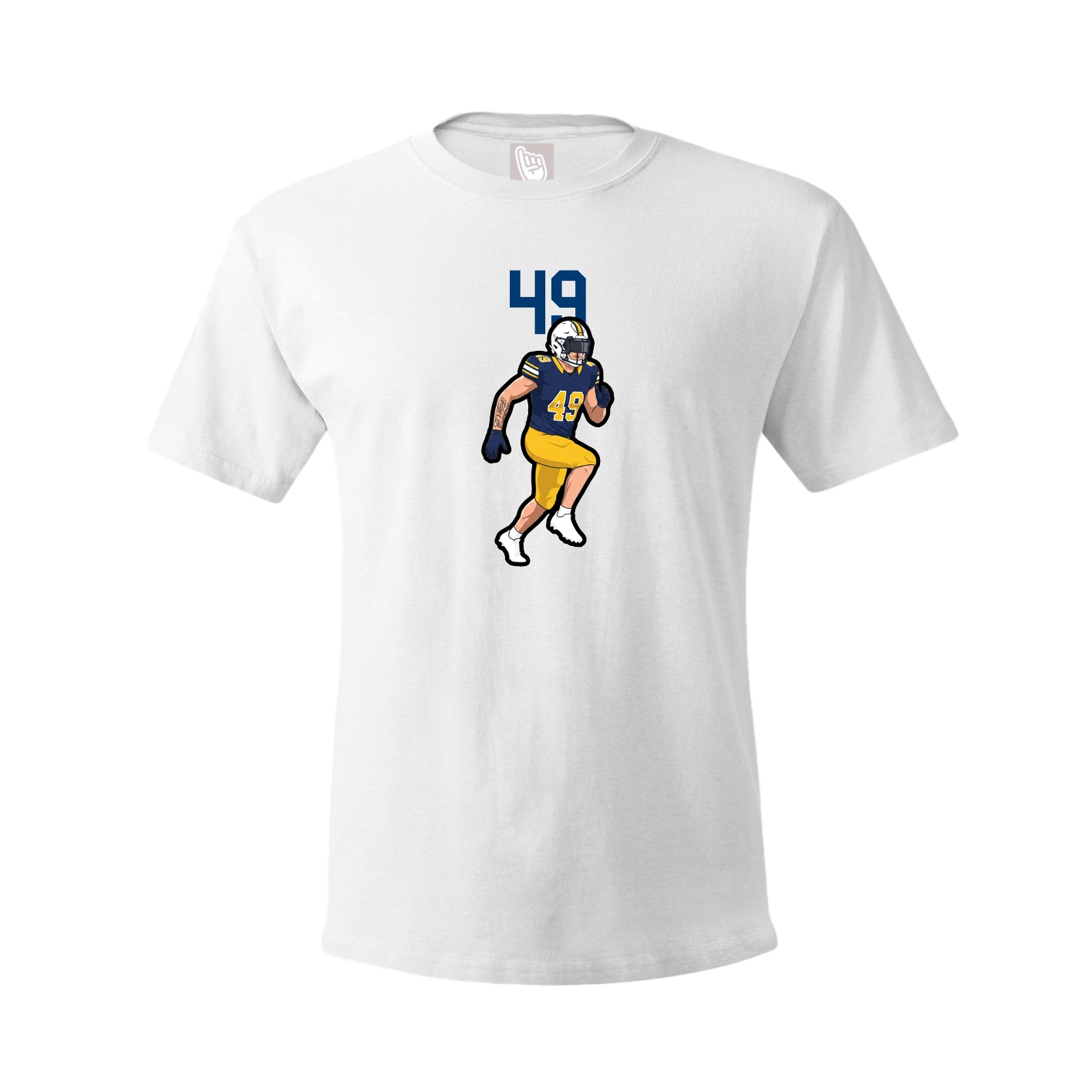 Tee — Number Top in White