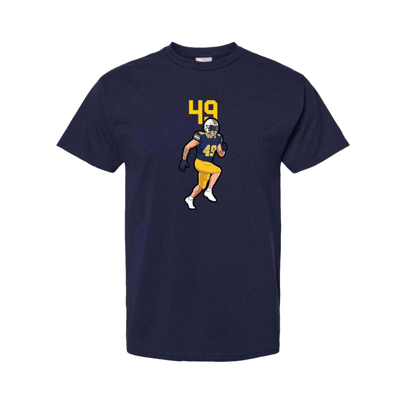 Youth Tee — Number Top in Navy