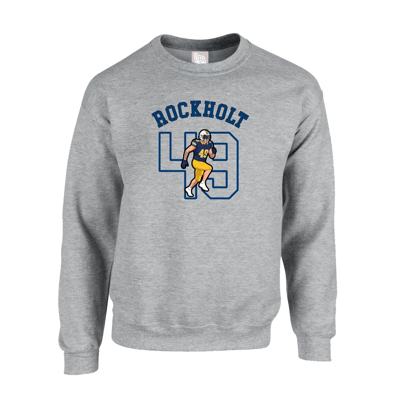Fleece Crew — Shirsey Arch in Grey