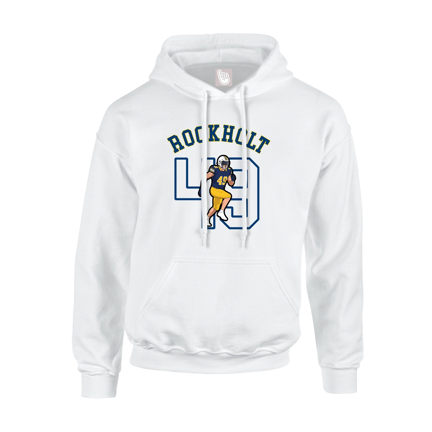 Youth Hoodie — Shirsey Arch in White
