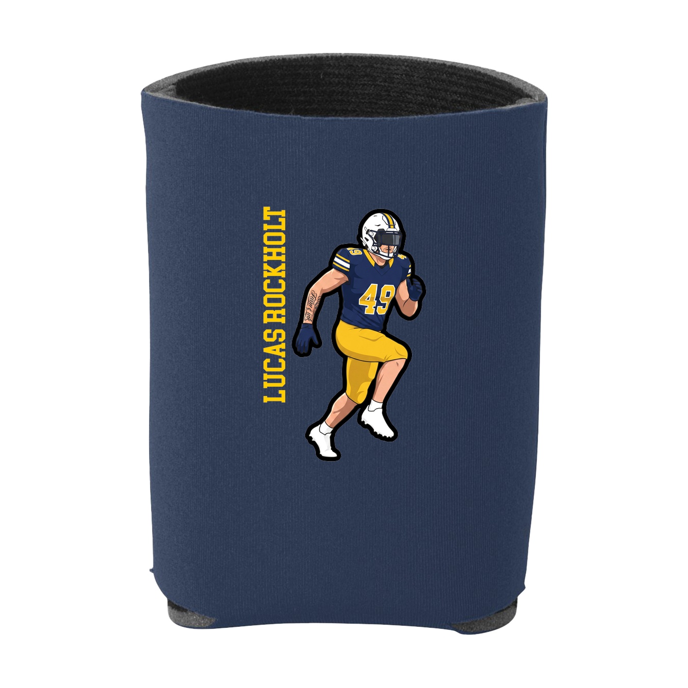 Can Holder — Name Vertical in Navy