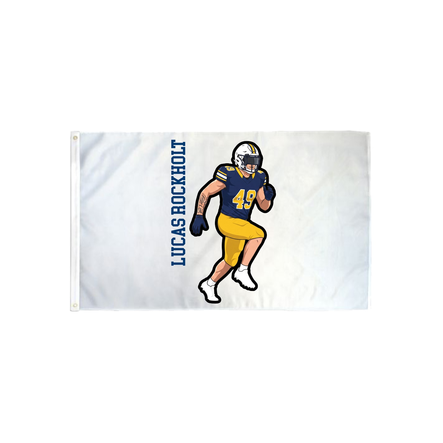 3x5 Flag — Name Vertical in Classic