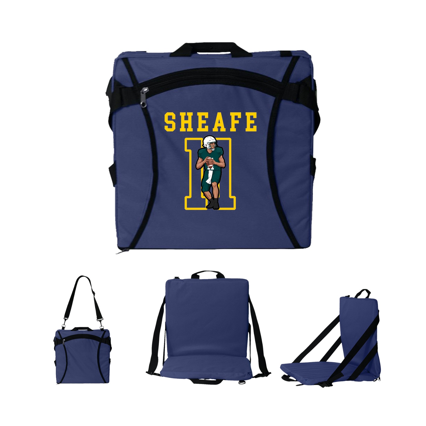 Folding Stadium Seat — Shirsey in Navy