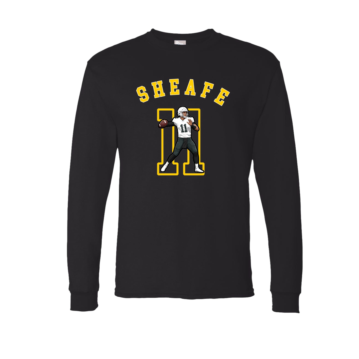 Long Sleeve Tee — Shirsey Arch in Black